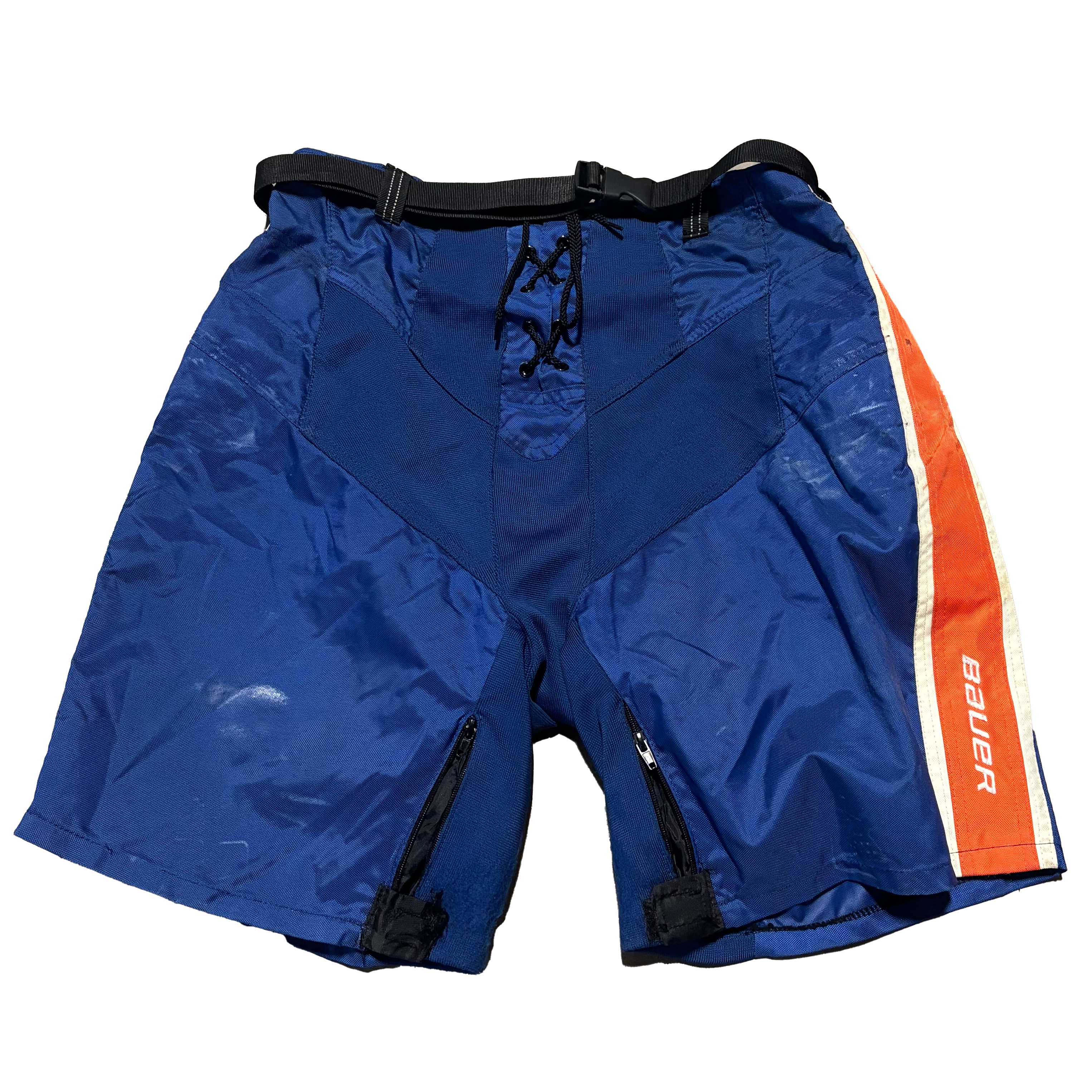 Bauer Nexus Pro - Used NHL Pro Stock Pant Shell - New York Islanders (Blue/Orange/White)