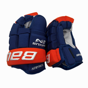 Bauer Nexus 2N - NHL Pro Stock Glove - Leo Komarov (Blue/Orange)