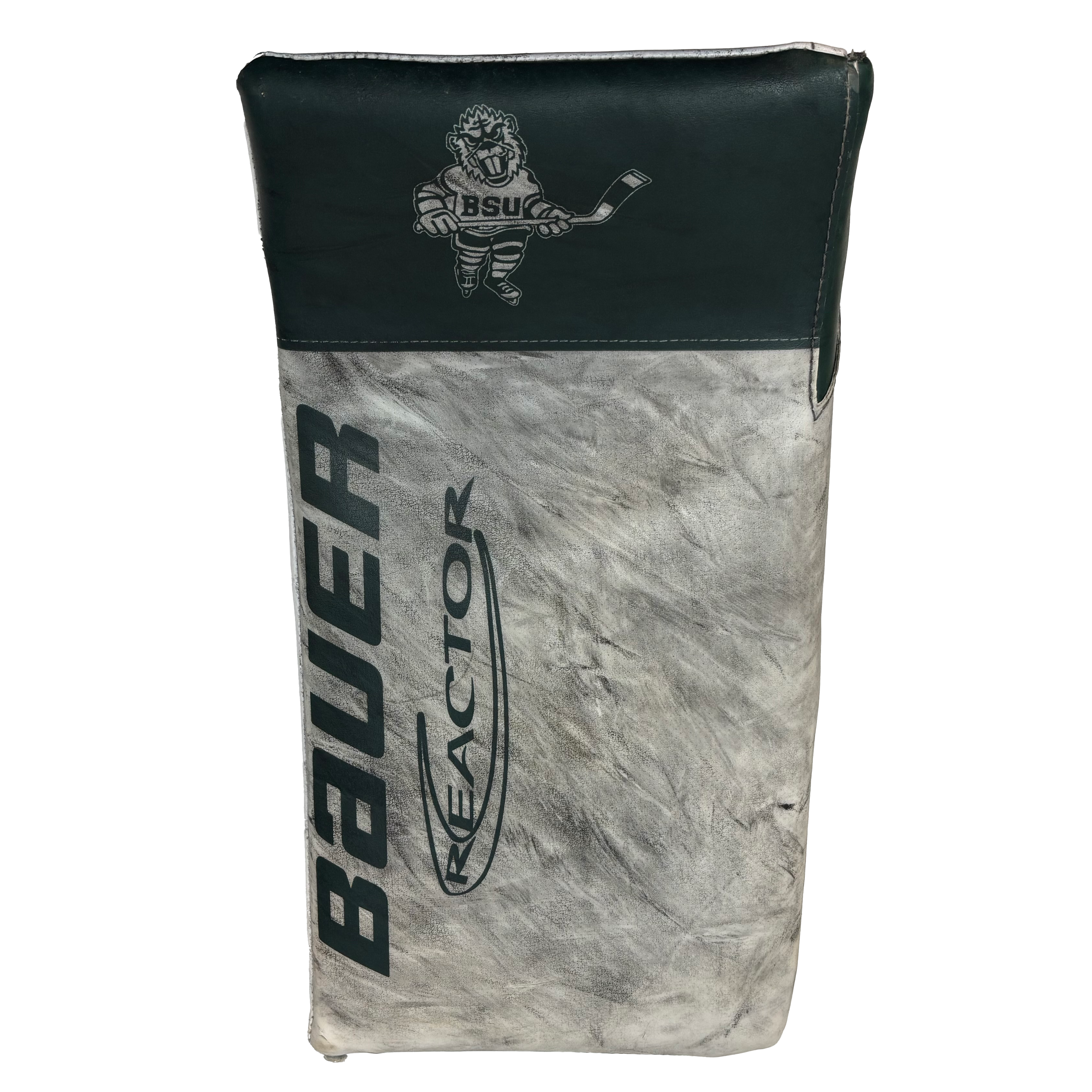 Bauer Vapor Hyperlite 2 - Used NCAA Pro Stock Goalie Full Set (White/Green) *Dressed as Bauer Reactor*