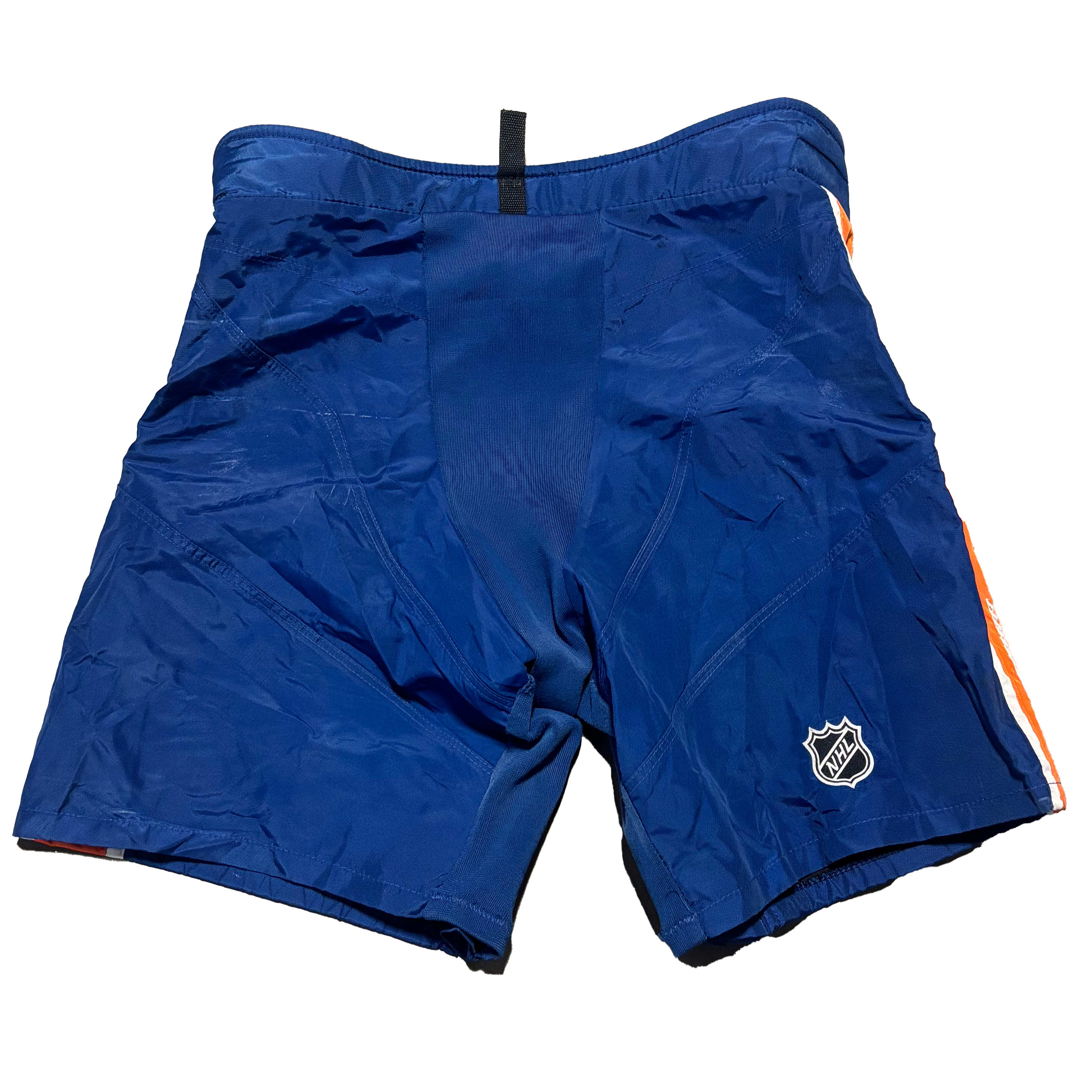 Warrior Pro - Used NHL Pro Stock Pant Shell - New York Islanders (Blue/Orange/White)