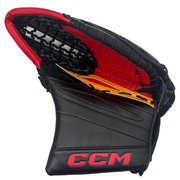 CCM Extreme Flex 7 Pro - AHL Pro Stock Goalie Trapper (Black/Red/Yellow)