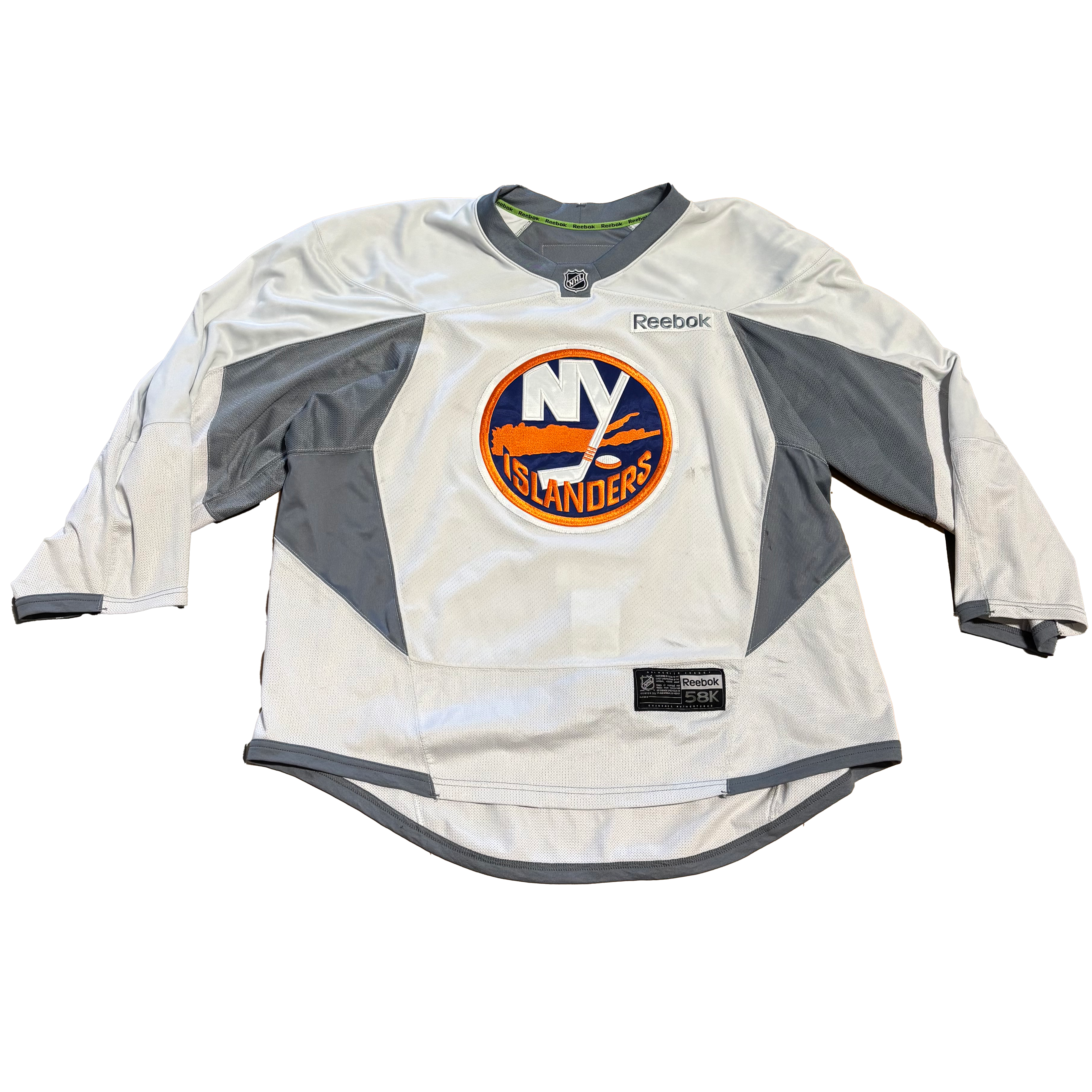 NHL - Used New York Islanders Reebok Practice Jersey (White)