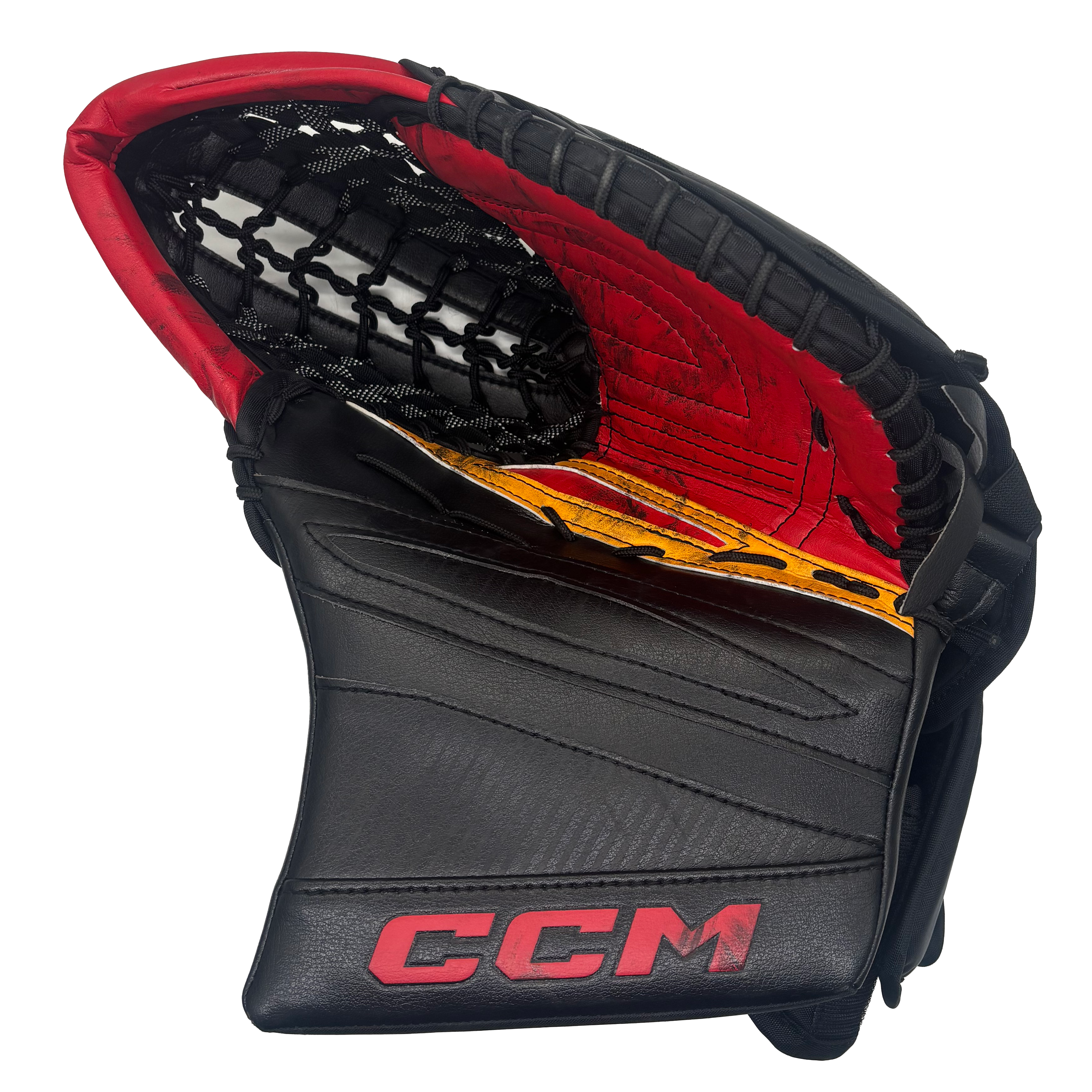 CCM Extreme Flex 7 Pro - Used Pro Stock Trapper (Black/Red/Yellow)