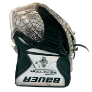 Bauer Vapor Hyperlite 2 - Used NCAA Pro Stock Goalie Trapper (White/Green) *Dressed as Reactor*