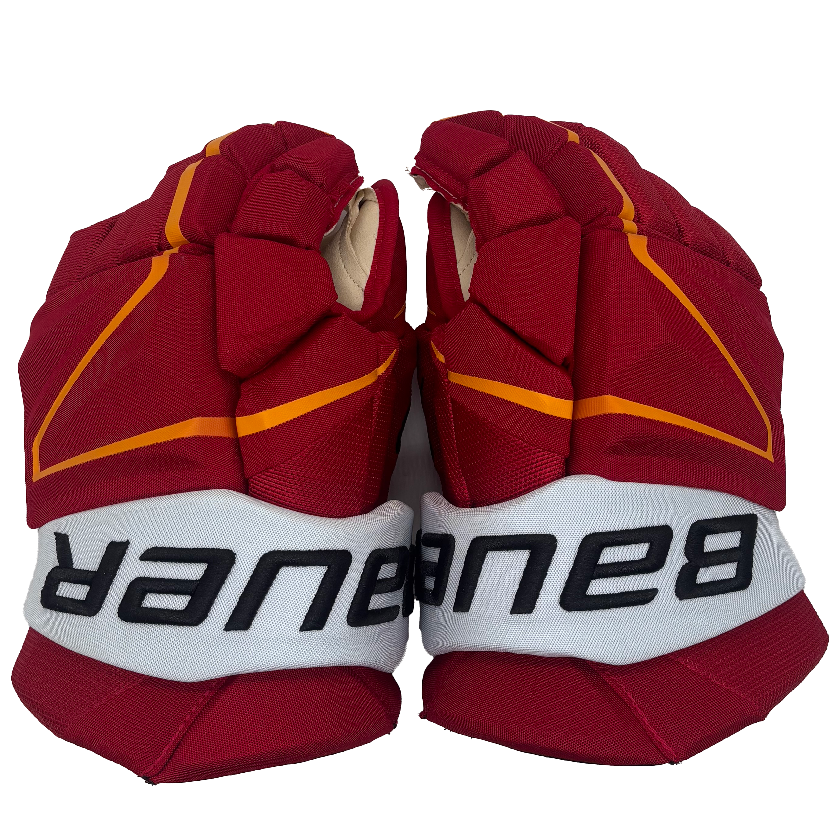 Bauer Hyperlite - NHL Pro Stock Glove - Rasmus Andersson (Red/Yellow/White)