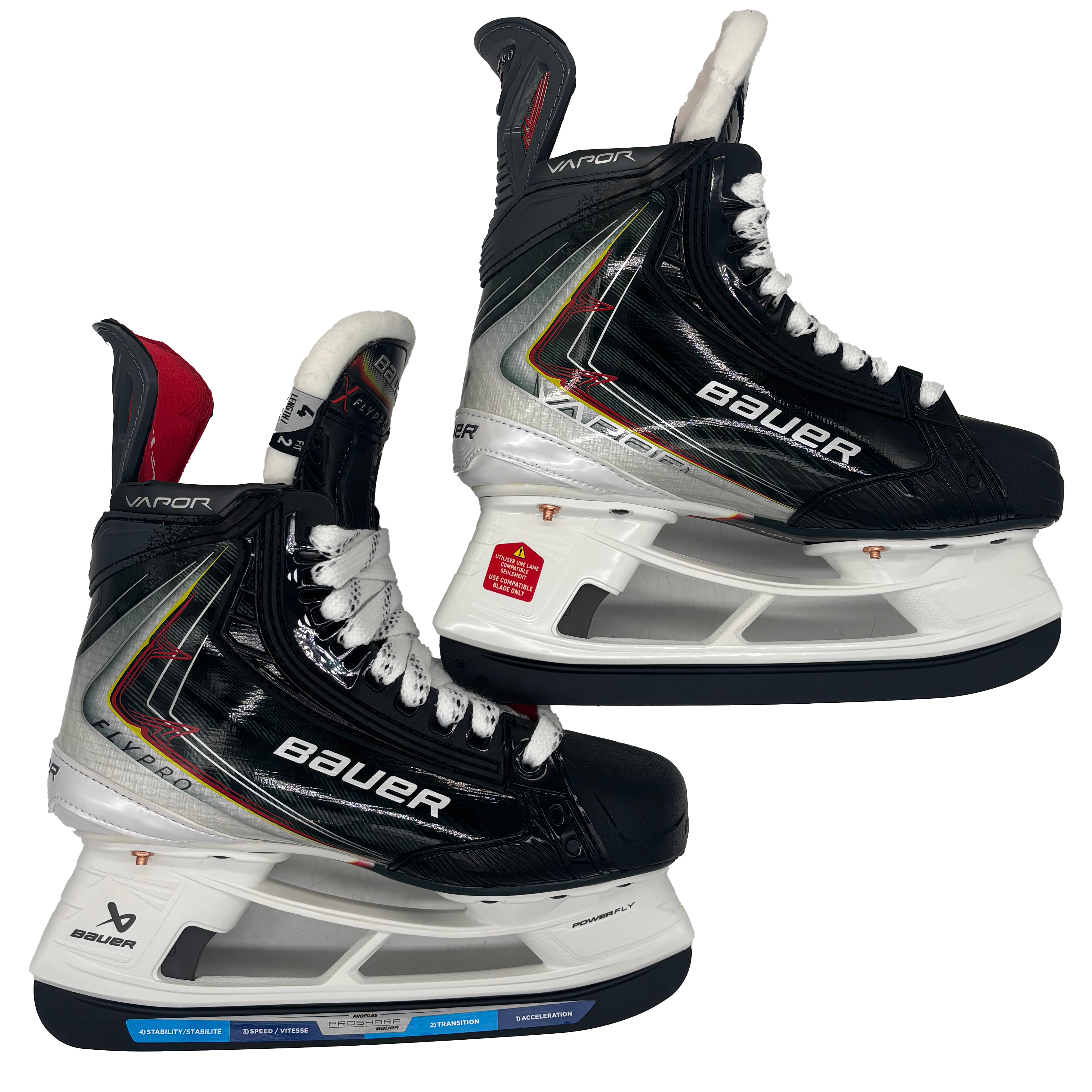 Bauer Vapor Flypro - Intermediate Hockey Skates - Size 4 Fit 2