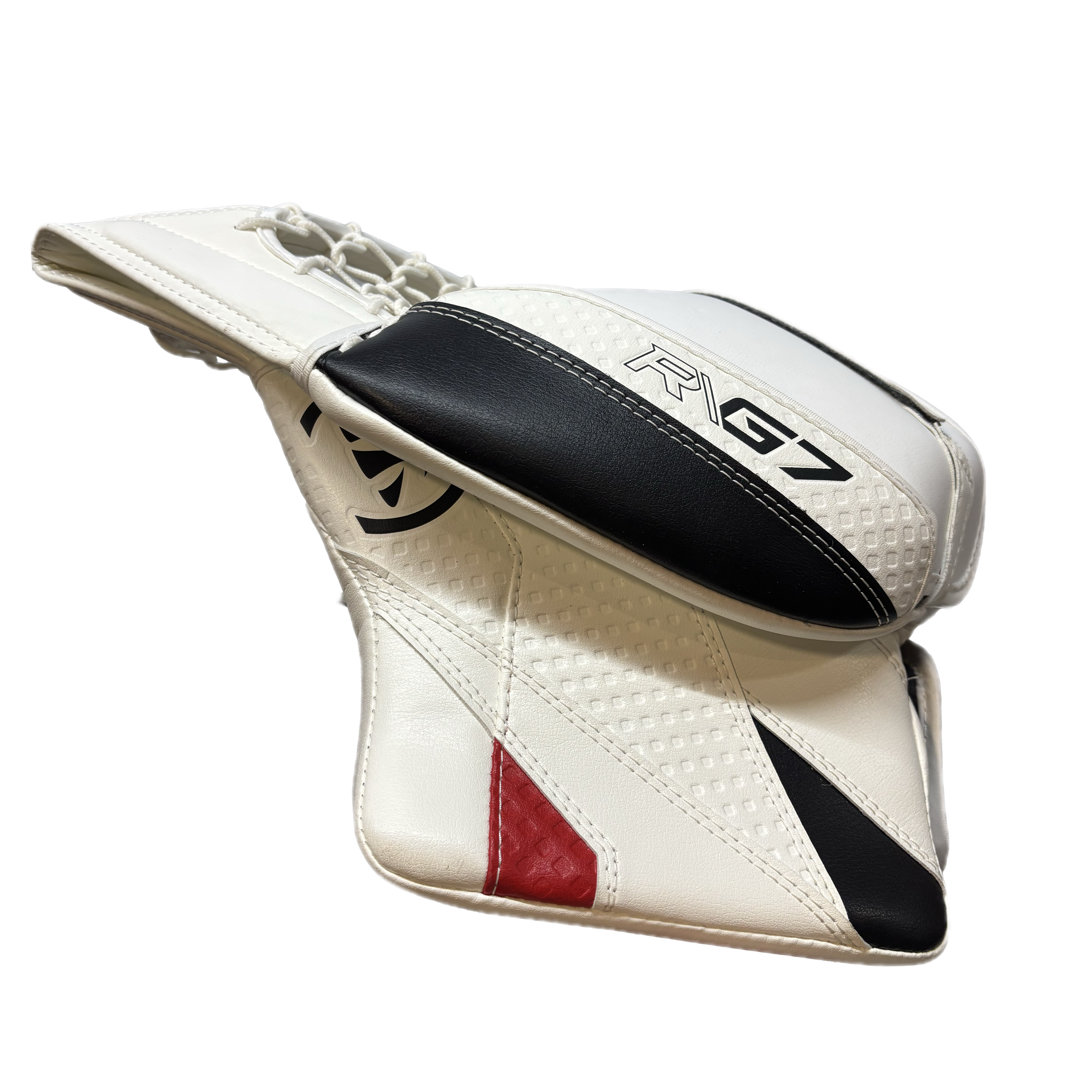Warrior RG7 - New Goalie Trapper - Junior (White/Black/Red)