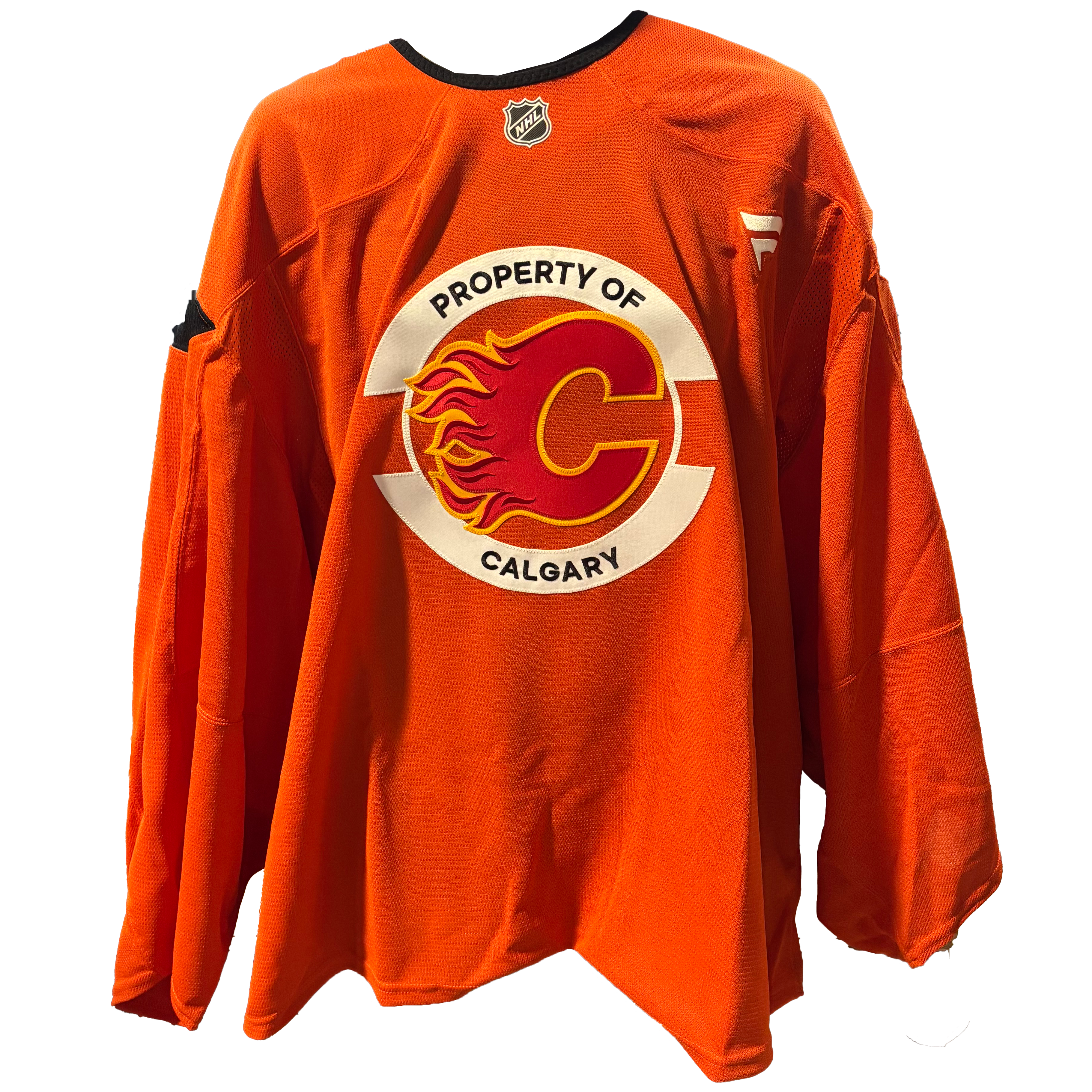 NHL - Calgary Flames New Fanatics Practice Jersey (Orange)