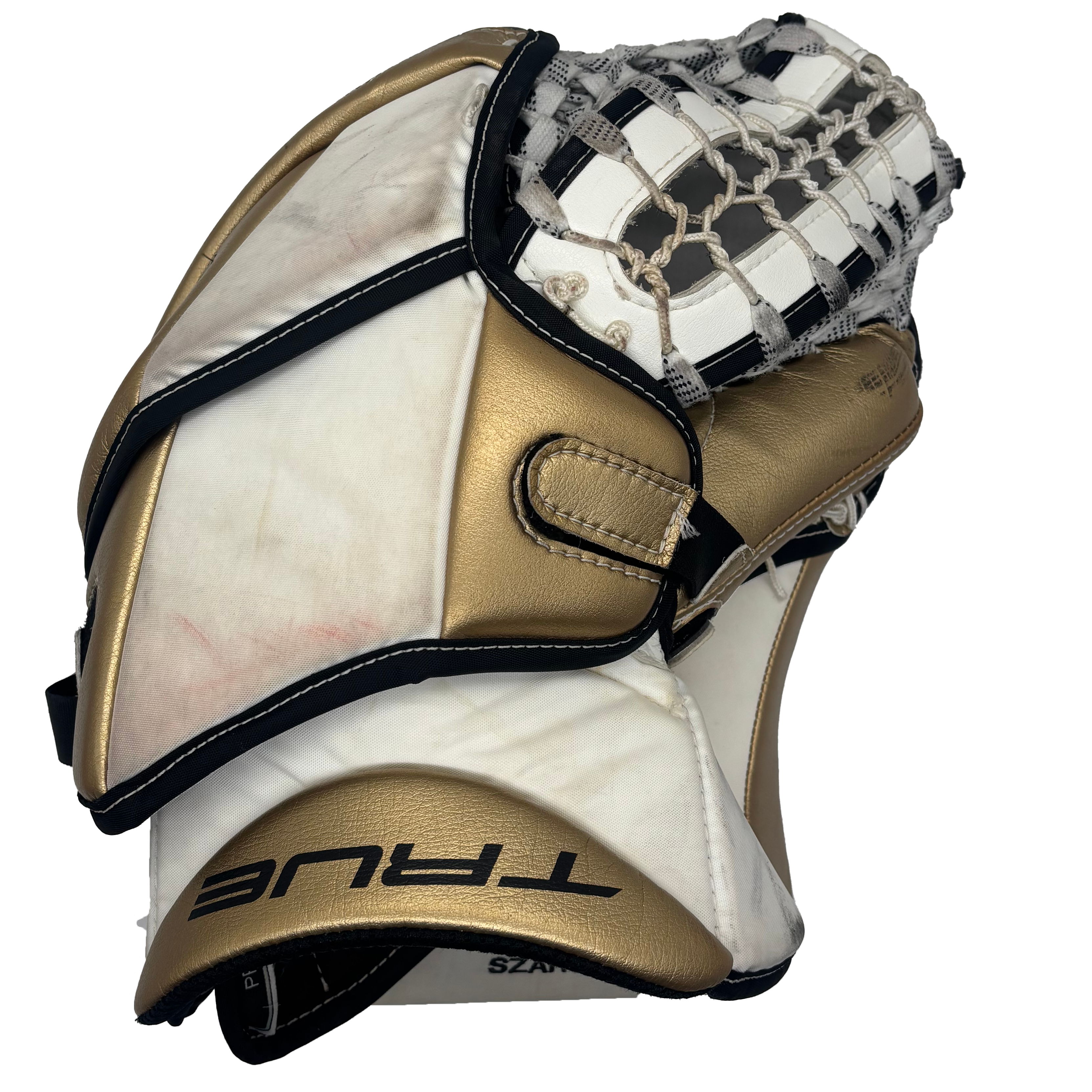 True Catalyst PX3 - Used Pro Stock Goalie Full Set (Gold/Black/White)