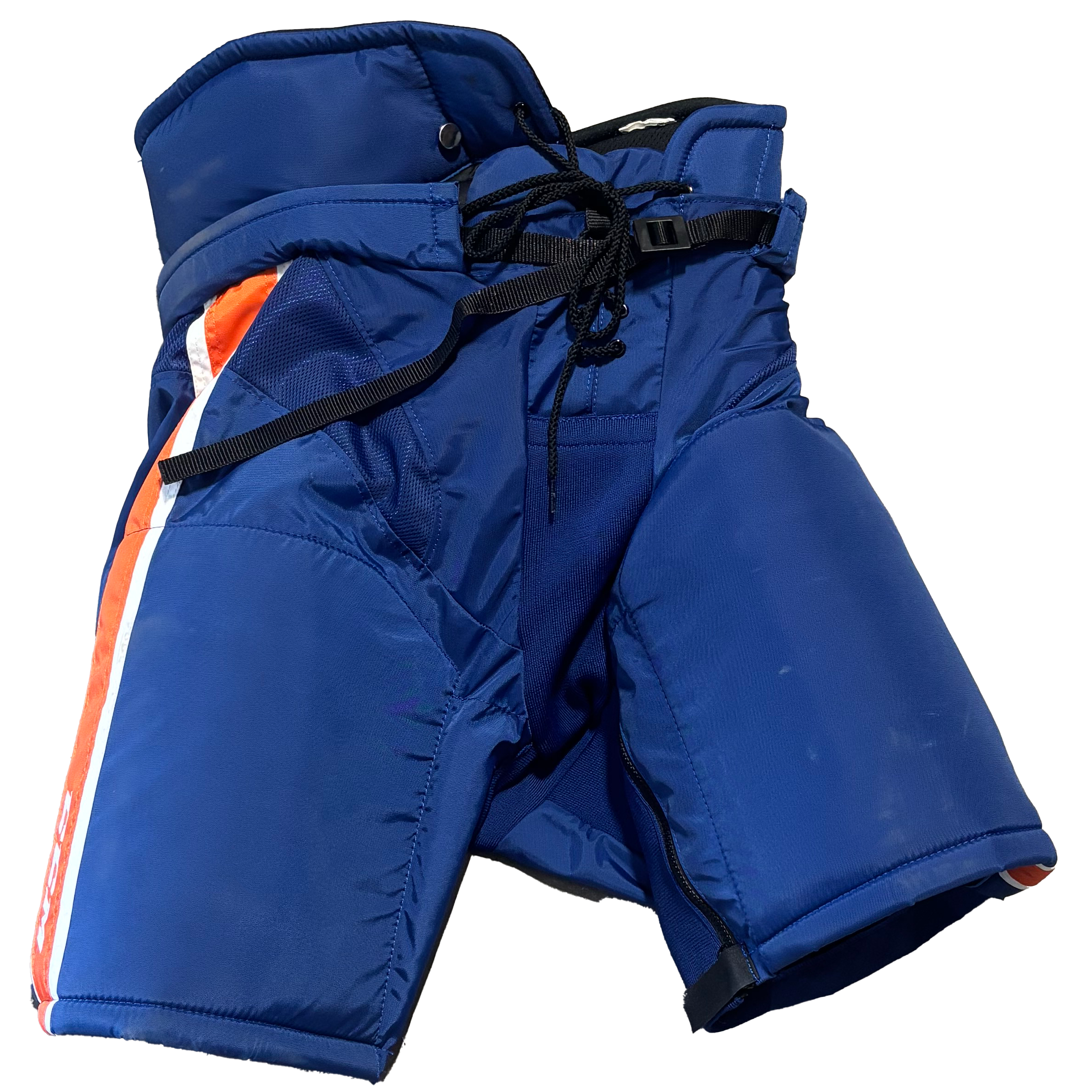 CCM HP35X - Used NHL Pro Stock Hockey Pants  - New York Islanders (Blue/Orange/White)