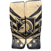 Bauer Supreme Shadow - Used Pro Stock Goalie Pads (Black/Gold)