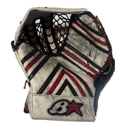 Brians Optik 2 - Used Pro Stock Goalie Glove (White/Brown/Red)