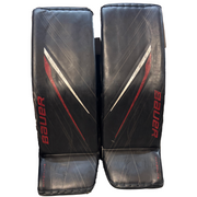 Bauer Vapor Hyperlite 2 - Used Pro Stock Goalie Pads (Black/Red/White)