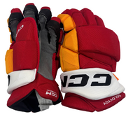 CCM HGJSPP - NHL Pro Stock Glove - Ilya Solovyov (Red/Yellow/White)