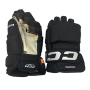 CCM Tacks 4 Roll Pro - Used NHL Pro Stock Hockey Glove - Jarred Tinordi (Black)