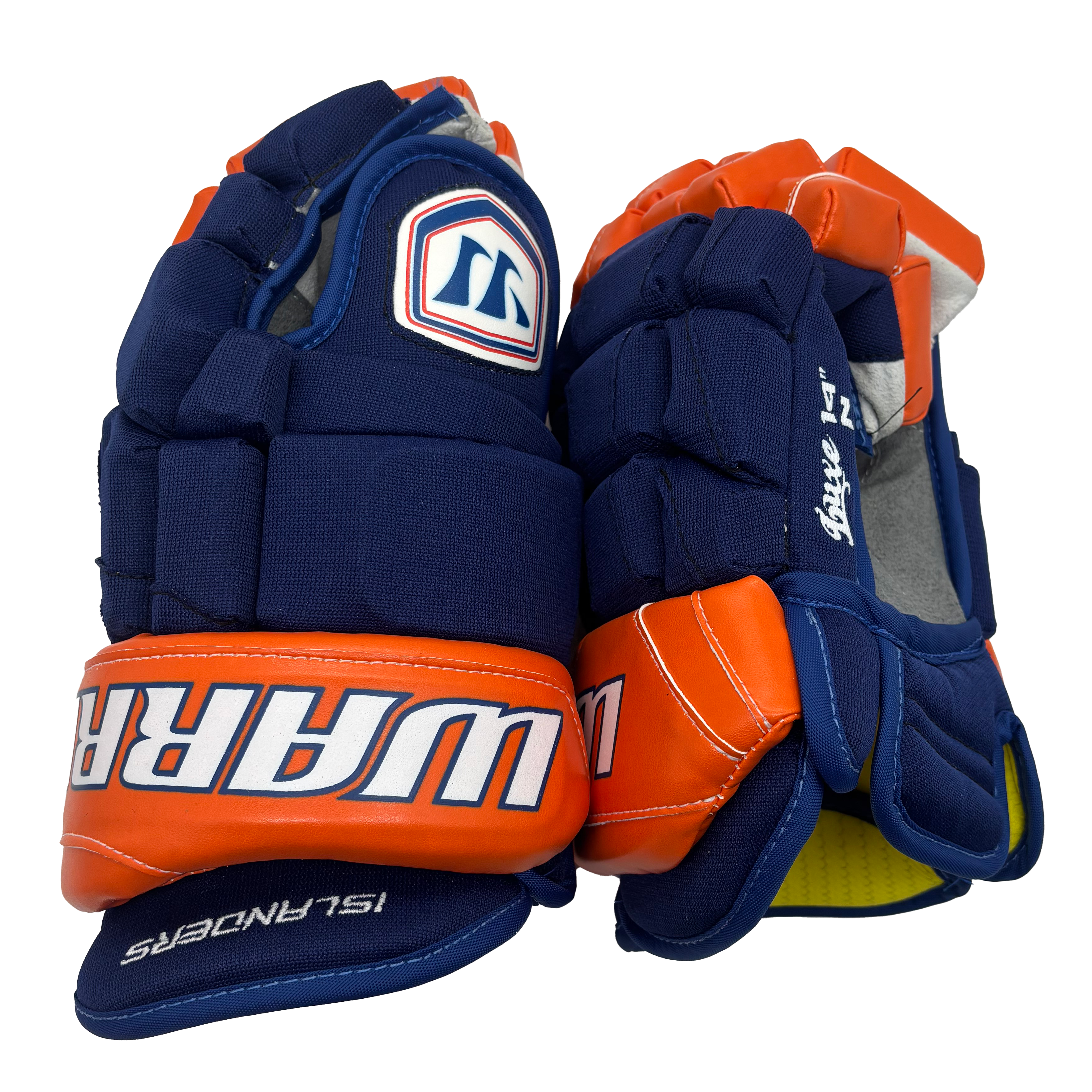 Warrior Luxe - NHL Pro Stock Glove - New York Islanders (Blue/Orange)