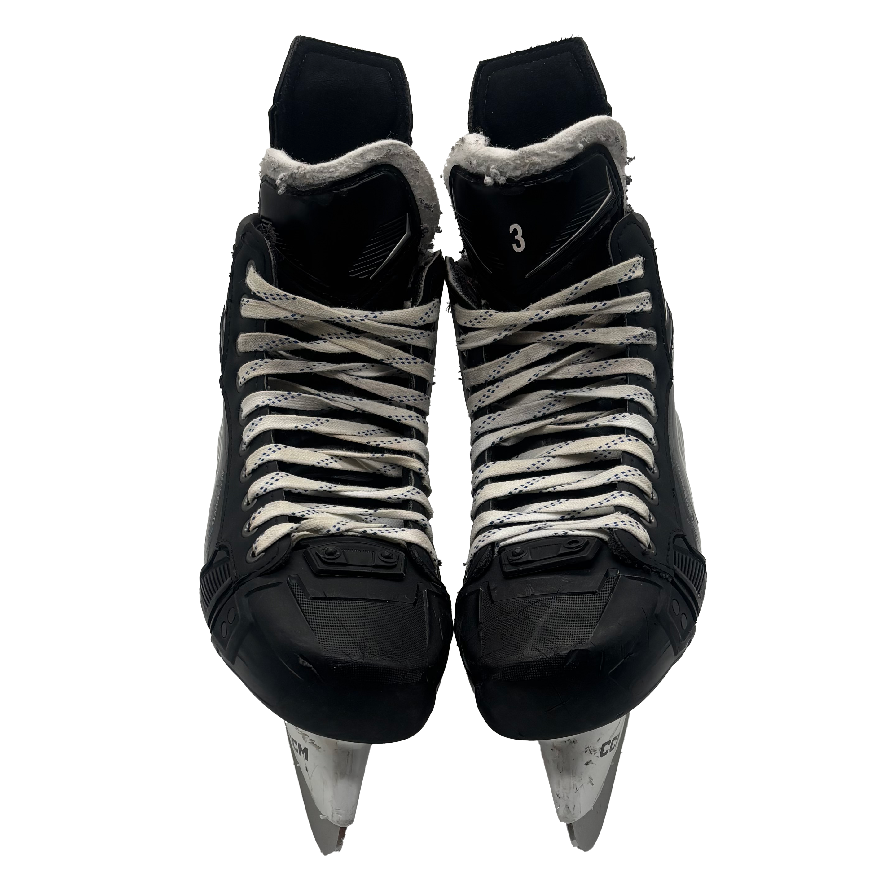 CCM Jetspeed FT6 Pro - Used Pro Stock Hockey Skates - Size 8.5D (Black/White)