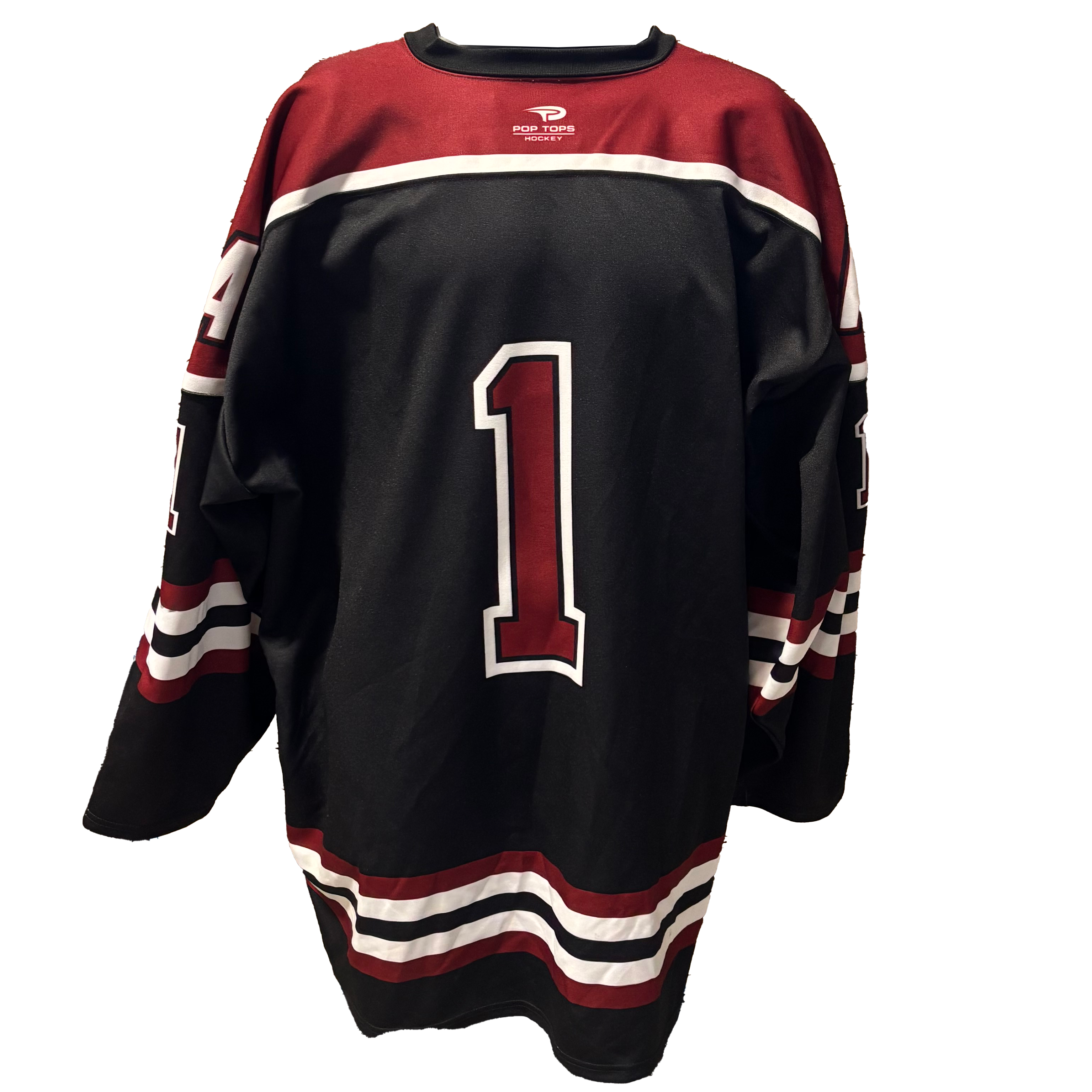 NCAA - Pop Tops Game Jersey (Black/Maroon/White)
