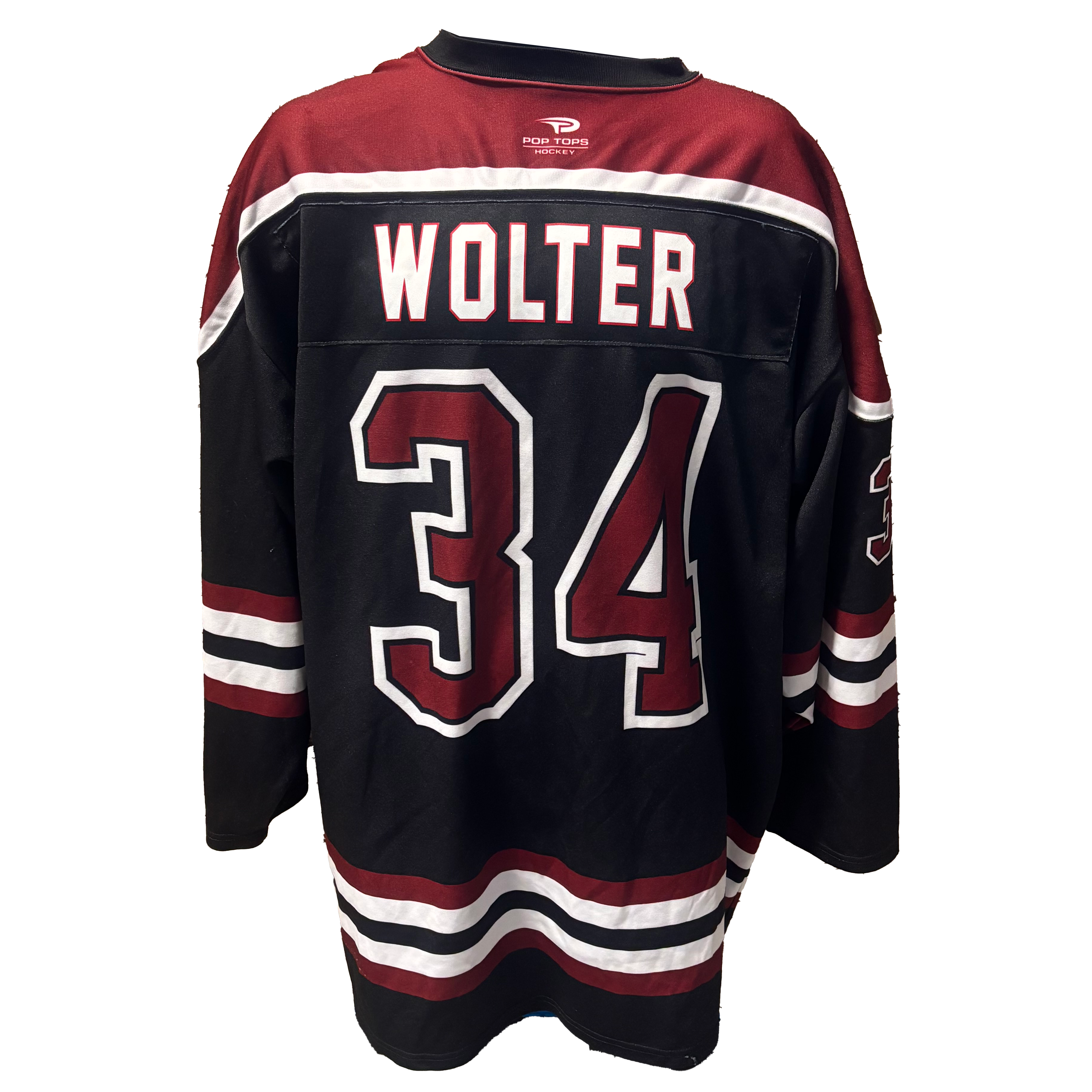 NCAA - Pop Tops Game Jersey (Black/Maroon/White)