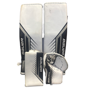 Used - Bauer Vapor Flylite Pro Stock Goalie Full Set (White/Black/Grey)