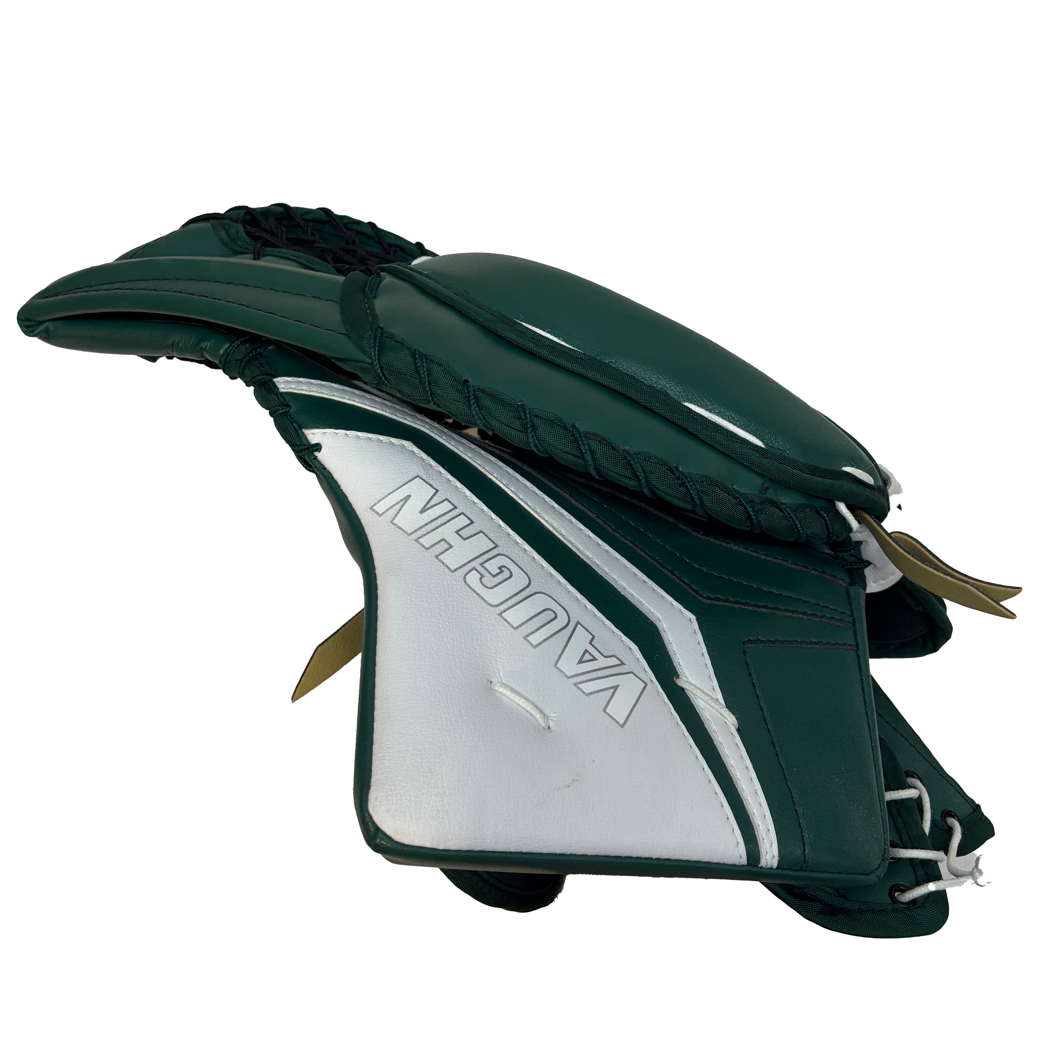 Vaughn Velocity V10 - Pro Stock Goalie Glove (Green/White)