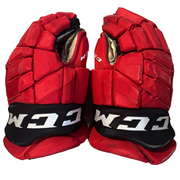 CCM HGJS - Used Pro Stock Hockey Glove (Red/Black)