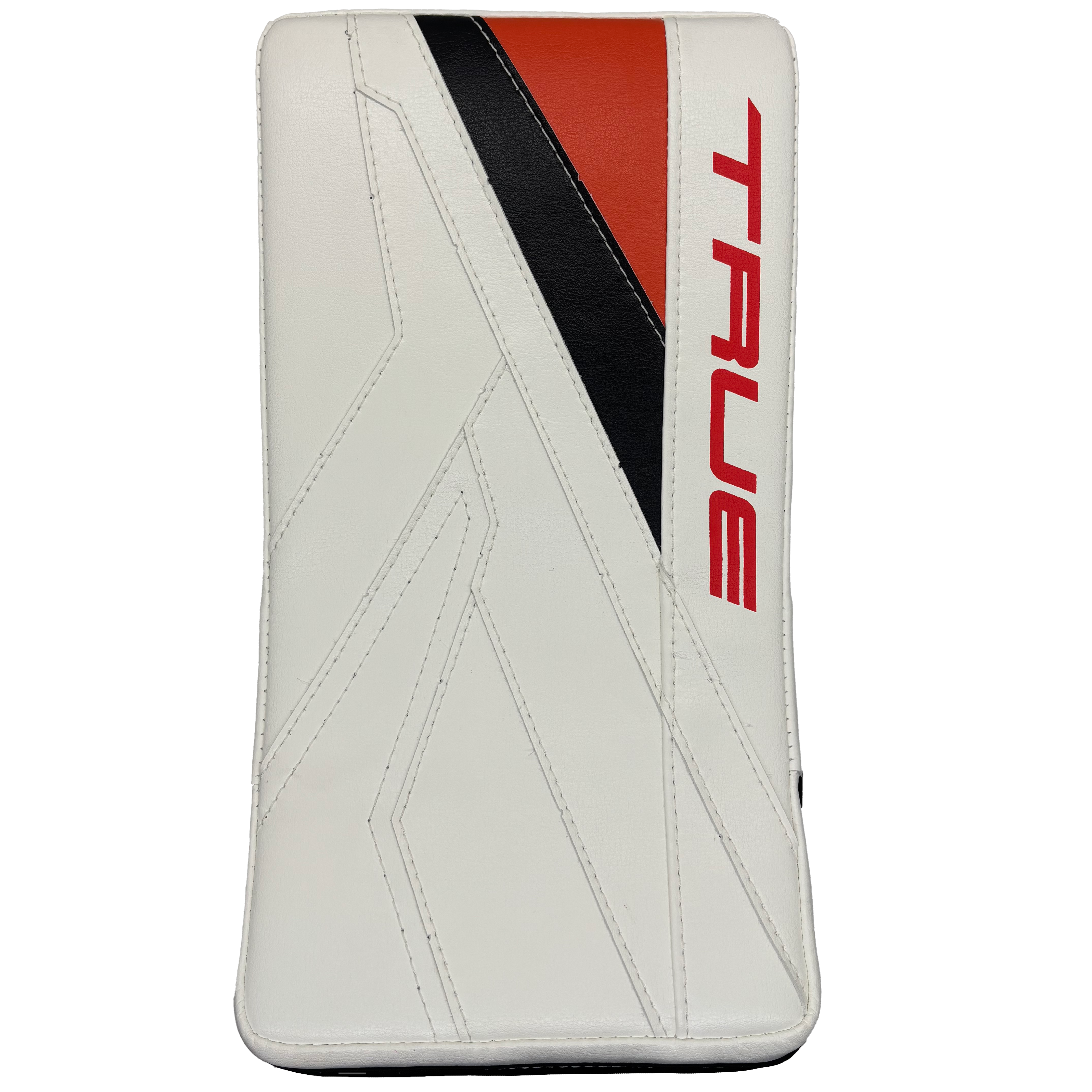 True Catalyst Nitro Pro - NHL Pro Stock Goalie Blocker - Samuel Ersson (White/Black/Orange)
