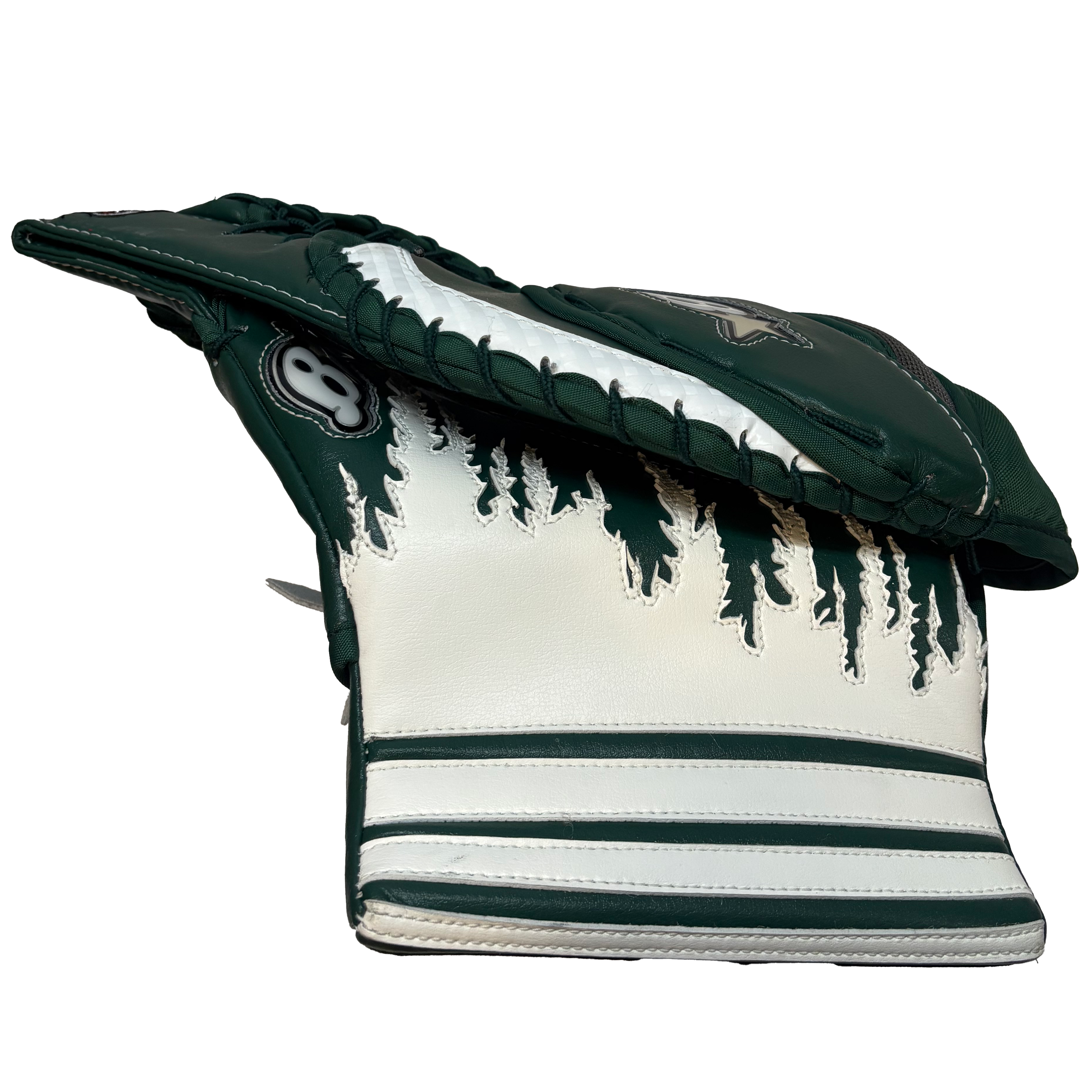 Brian's Gnetik IV - NCAA Pro Stock Goalie Trapper (Green/White)