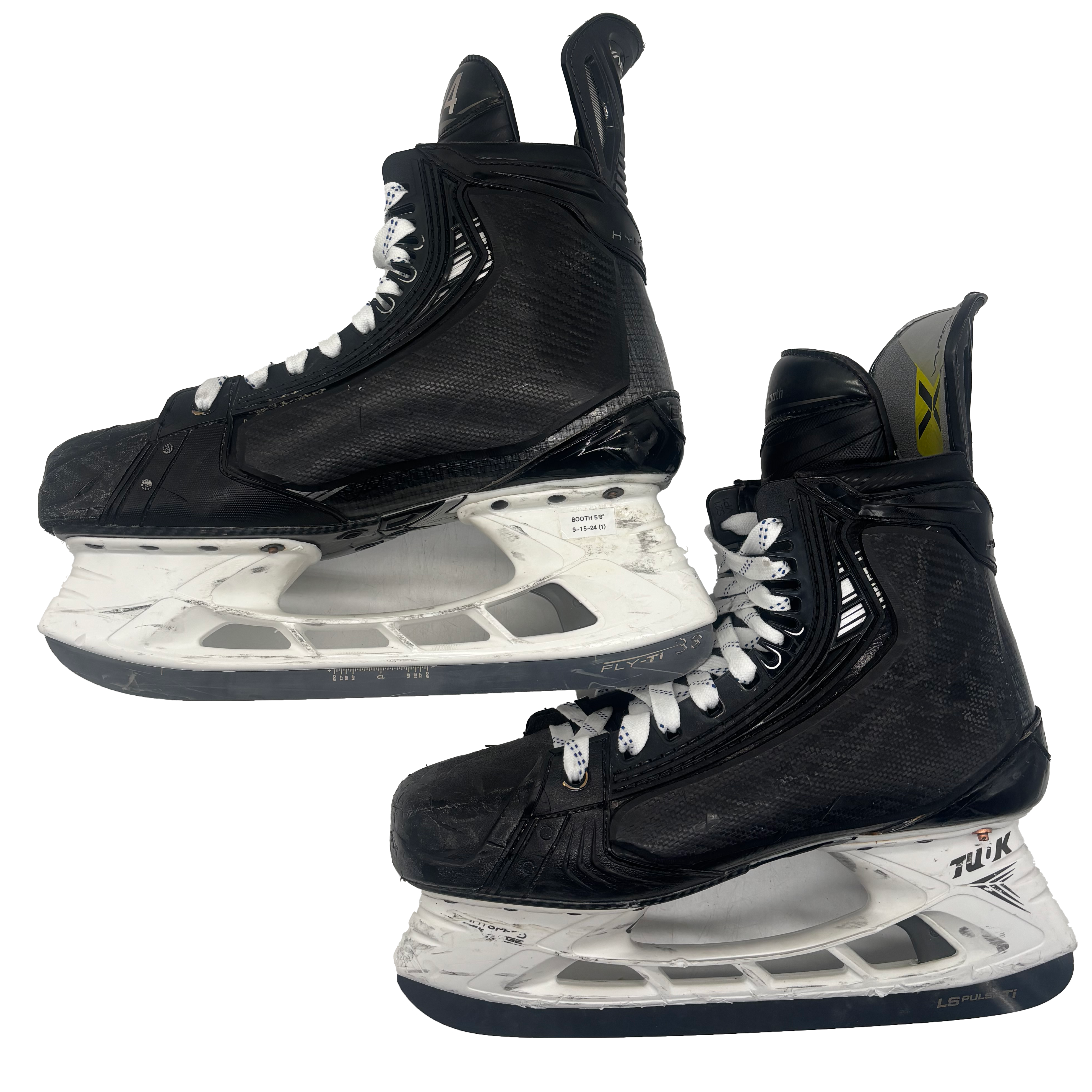 Bauer Vapor Hyperlite 2 - Used Pro Stock Hockey Skate - Size 8E with Shot Blockers