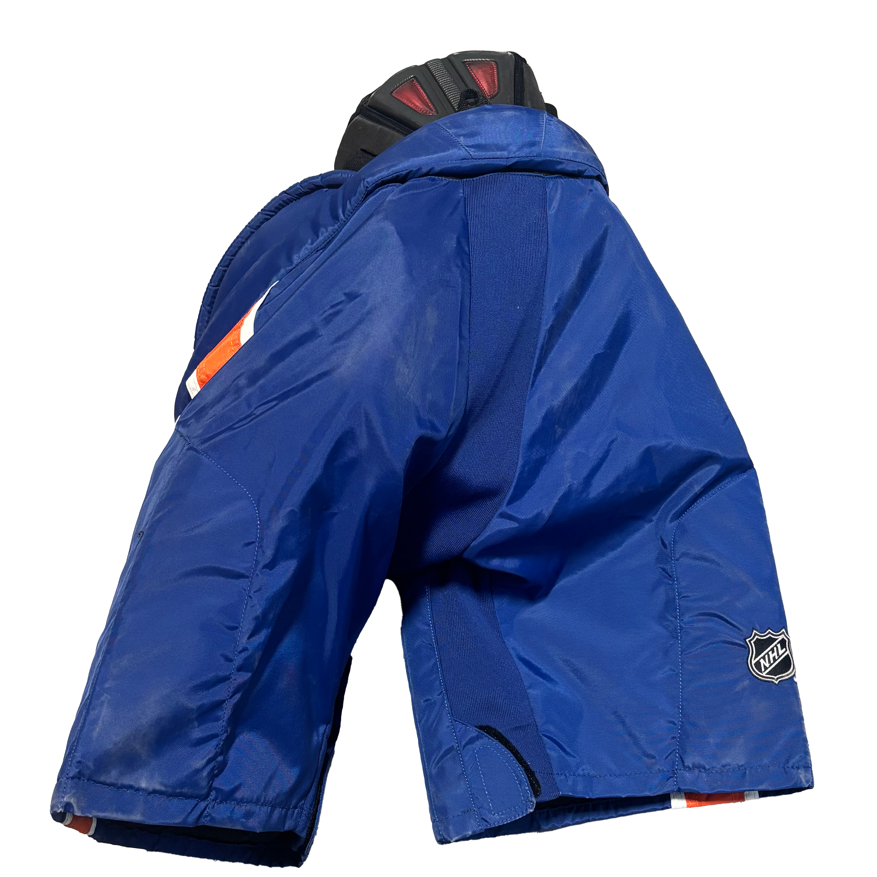 CCM HP45X - Used NHL Pro Stock Hockey Pant  - New York Islanders (Blue/Orange/White)