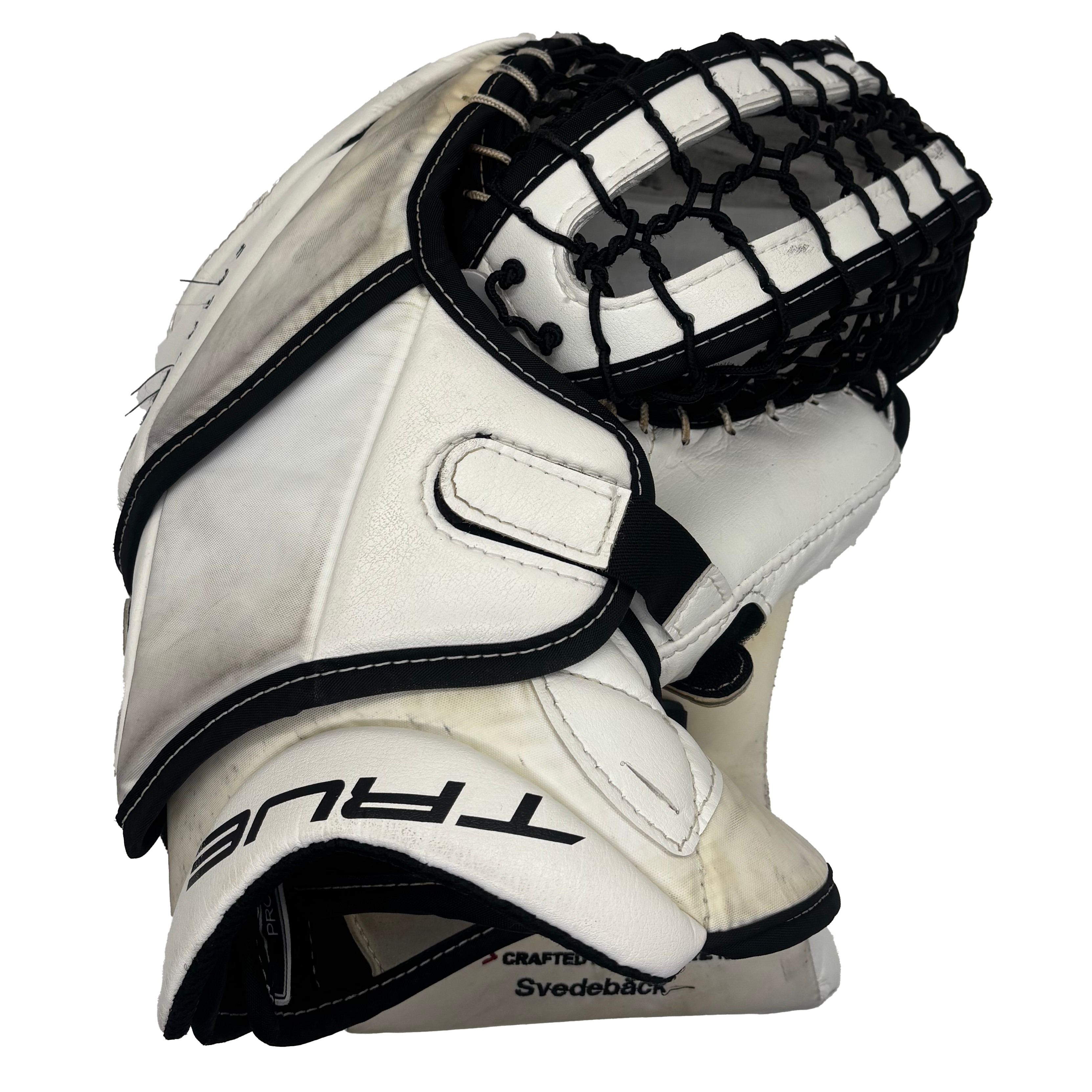 True Catalyst PX5 - Used Pro Stock Goalie Trapper (White/Black)