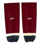 PWHL - SP Performance Socks - Montreal Victoire (Burgundy/Beige/Dark Grey)