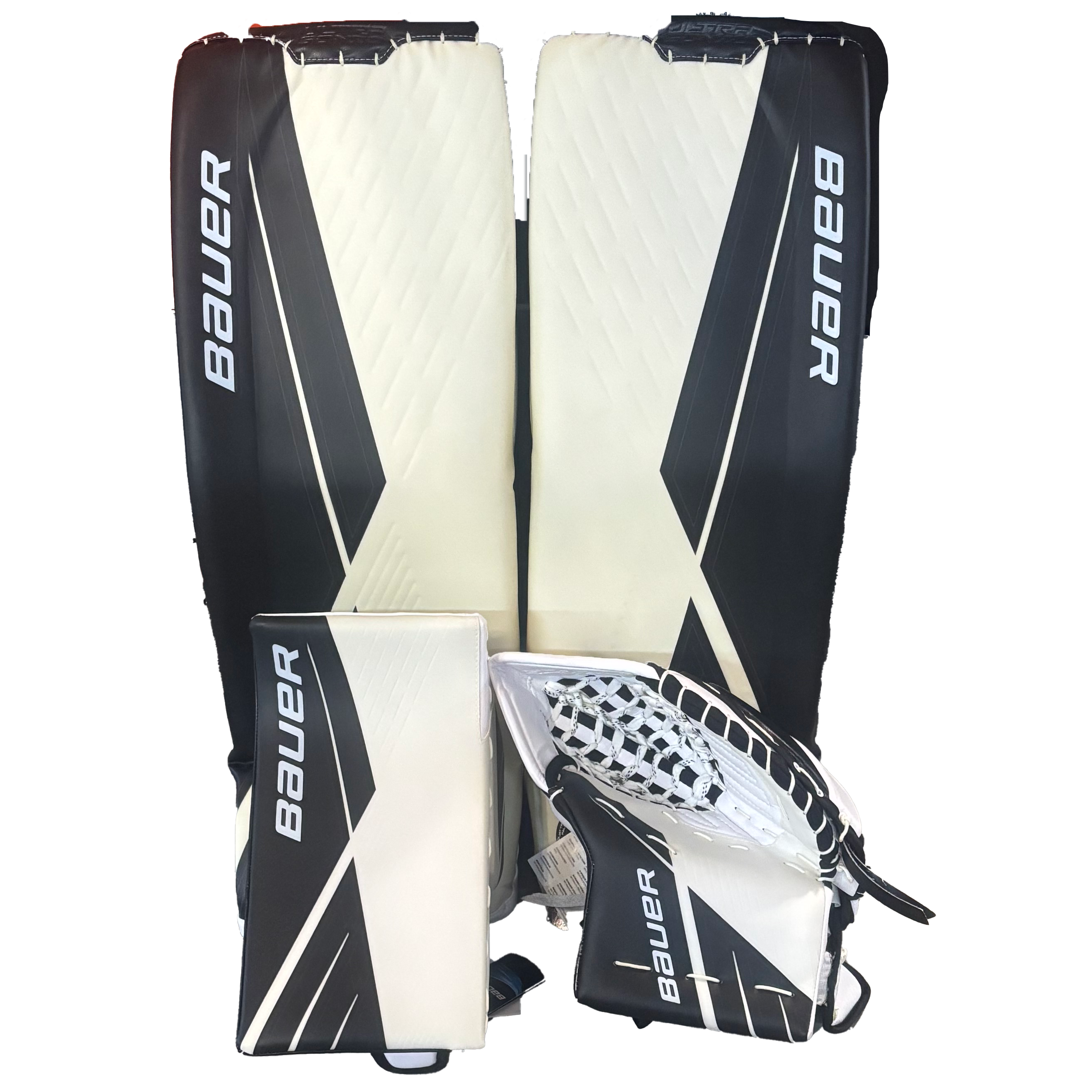 Bauer Supreme Ultrasonic - Pro Stock Goalie Full Set (Cream/Black/White)