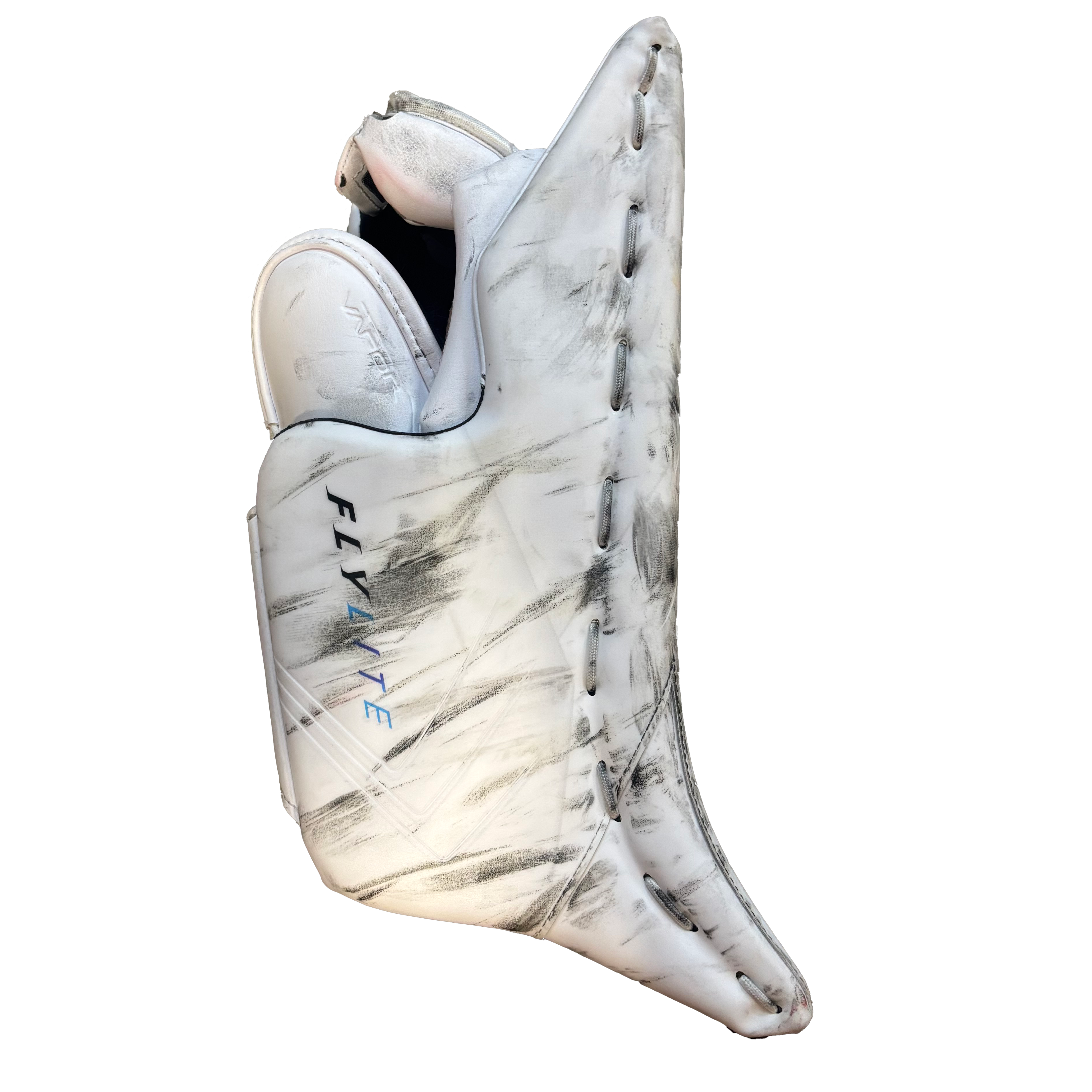 Bauer Vapor Flylite - Used Pro Stock Goalie Blocker (White)