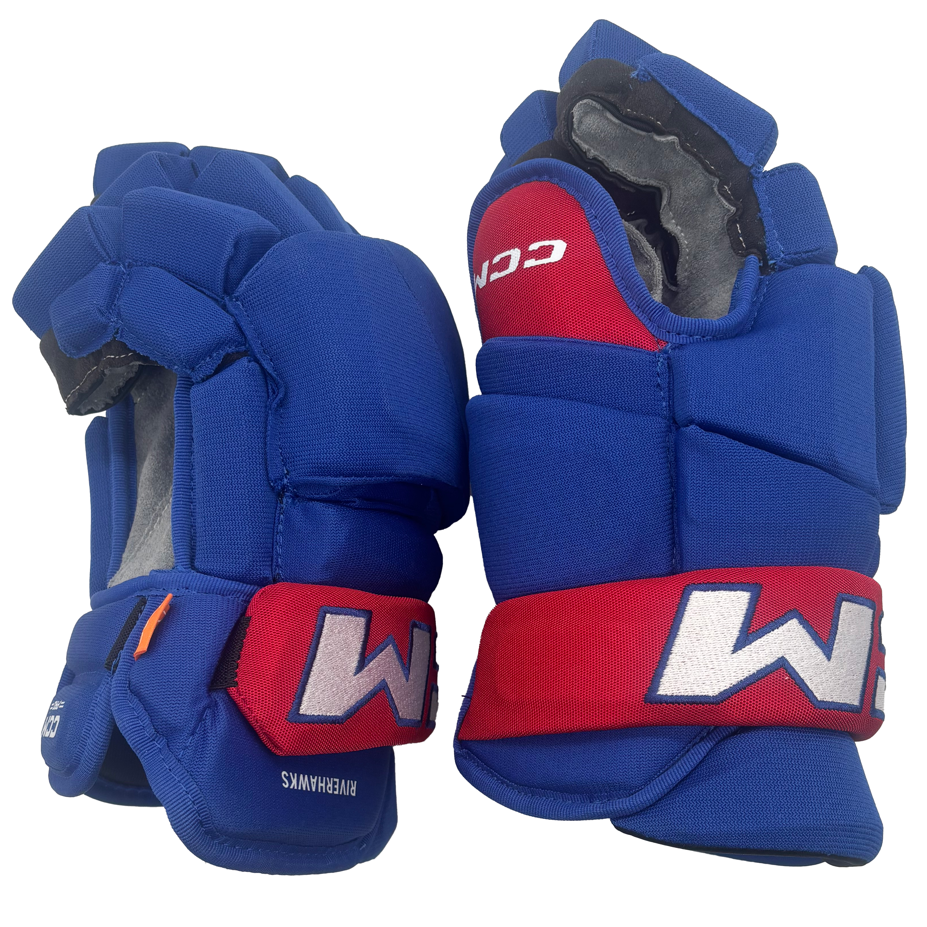 CCM HG43PP - NCAA Pro Stock Hockey Glove (Blue/Red)