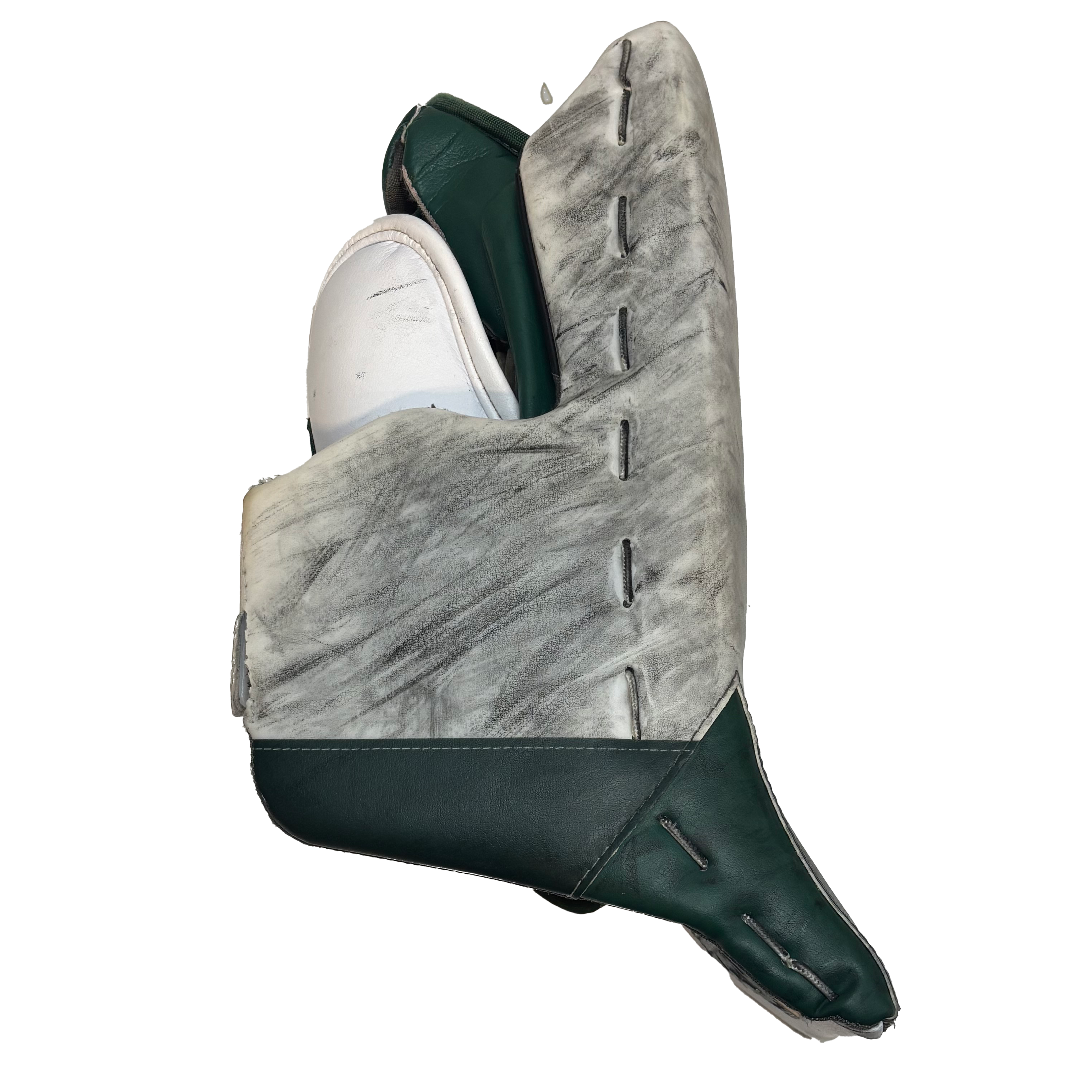 Bauer Vapor Hyperlite 2 - Used NCAA Pro Stock Goalie Full Set (White/Green) *Dressed as Bauer Reactor*