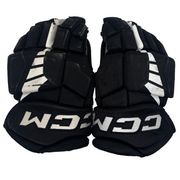 CCM HGJSPP - Gants de hockey CHL Pro Stock d'occasion (noir/blanc)