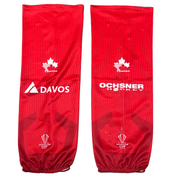 Team Canada Used Spengler Cup Socks (Red Stripes)