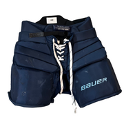 Bauer Pro - Used PWHL Pro Stock Goalie Pants (Navy/Powder Blue)