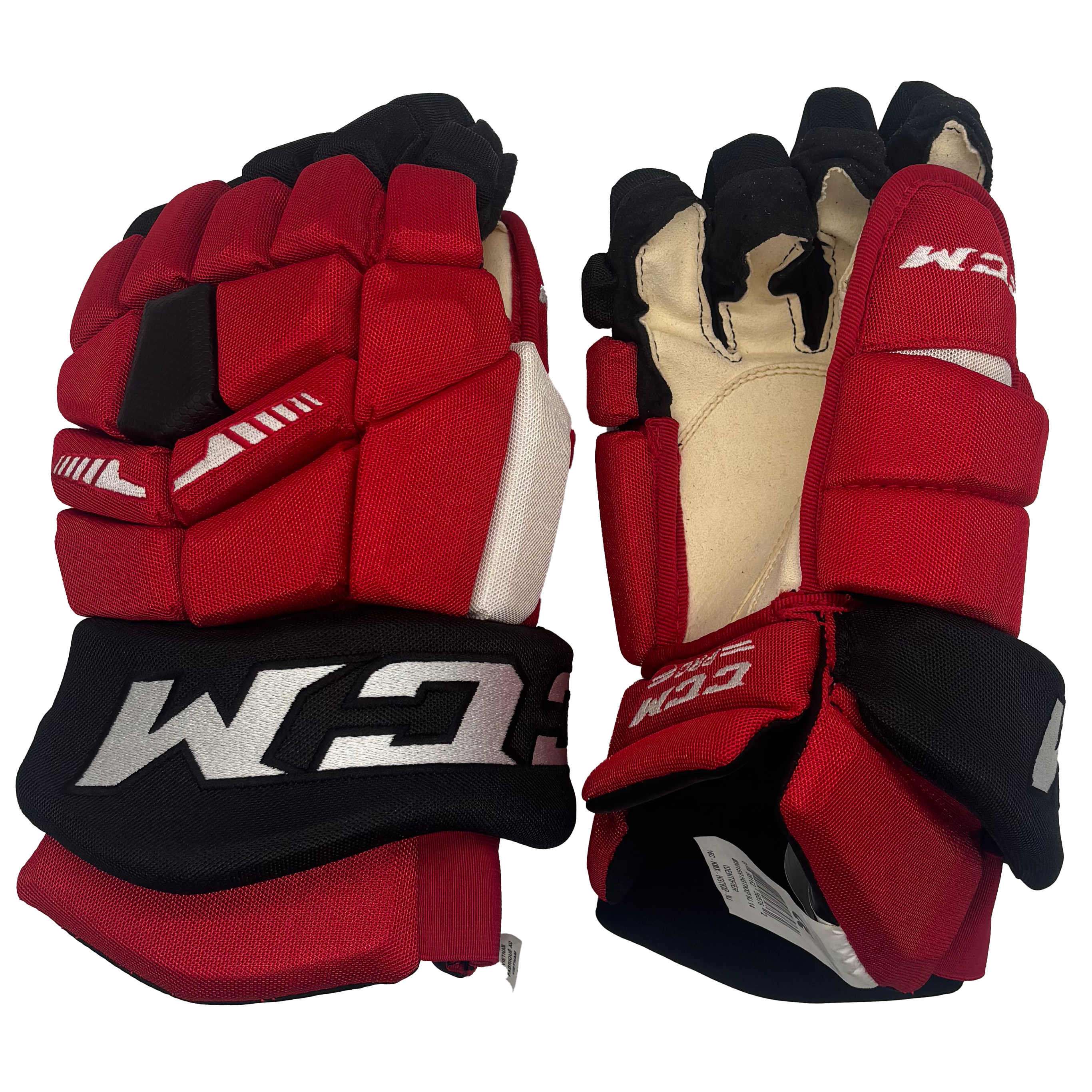 CCM HGTK - Pro Stock Glove (Red/Black/White)