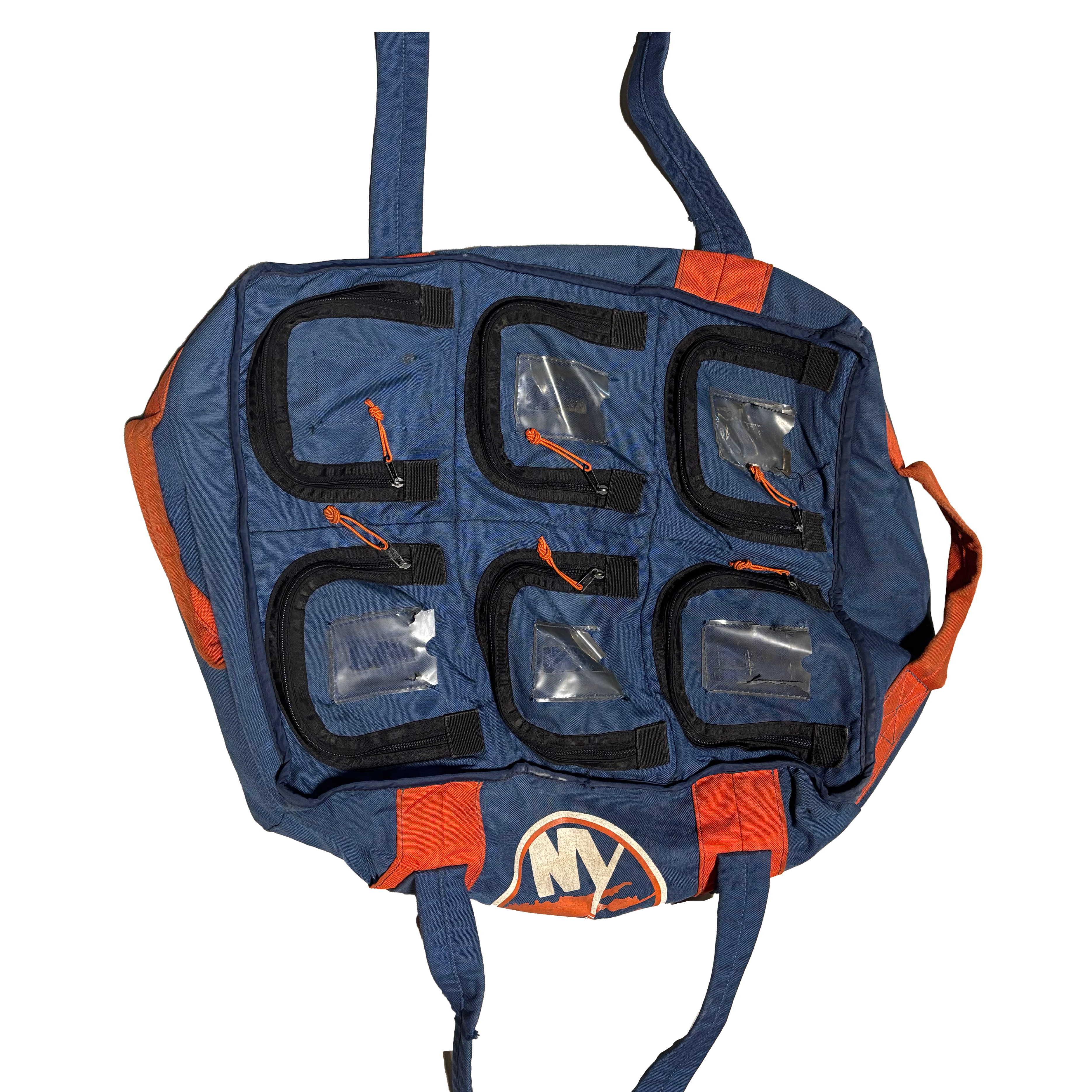 JRZ - Used NHL Team Issued Trainer Bag - New York Islanders (Blue/Orange)