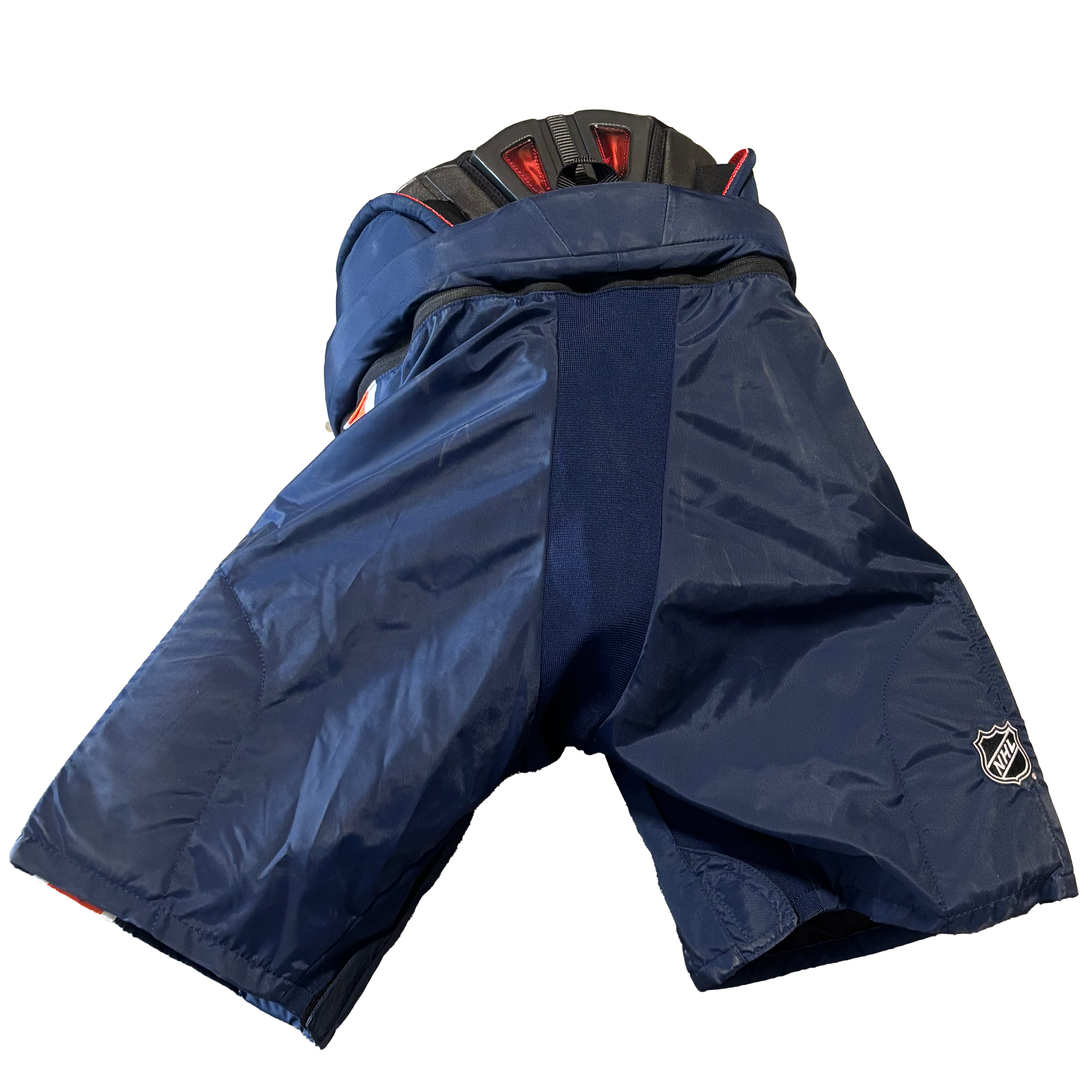 CCM HP45X - Used NHL Pro Stock Hockey Pants  - New York Islanders (Navy/Orange/White)