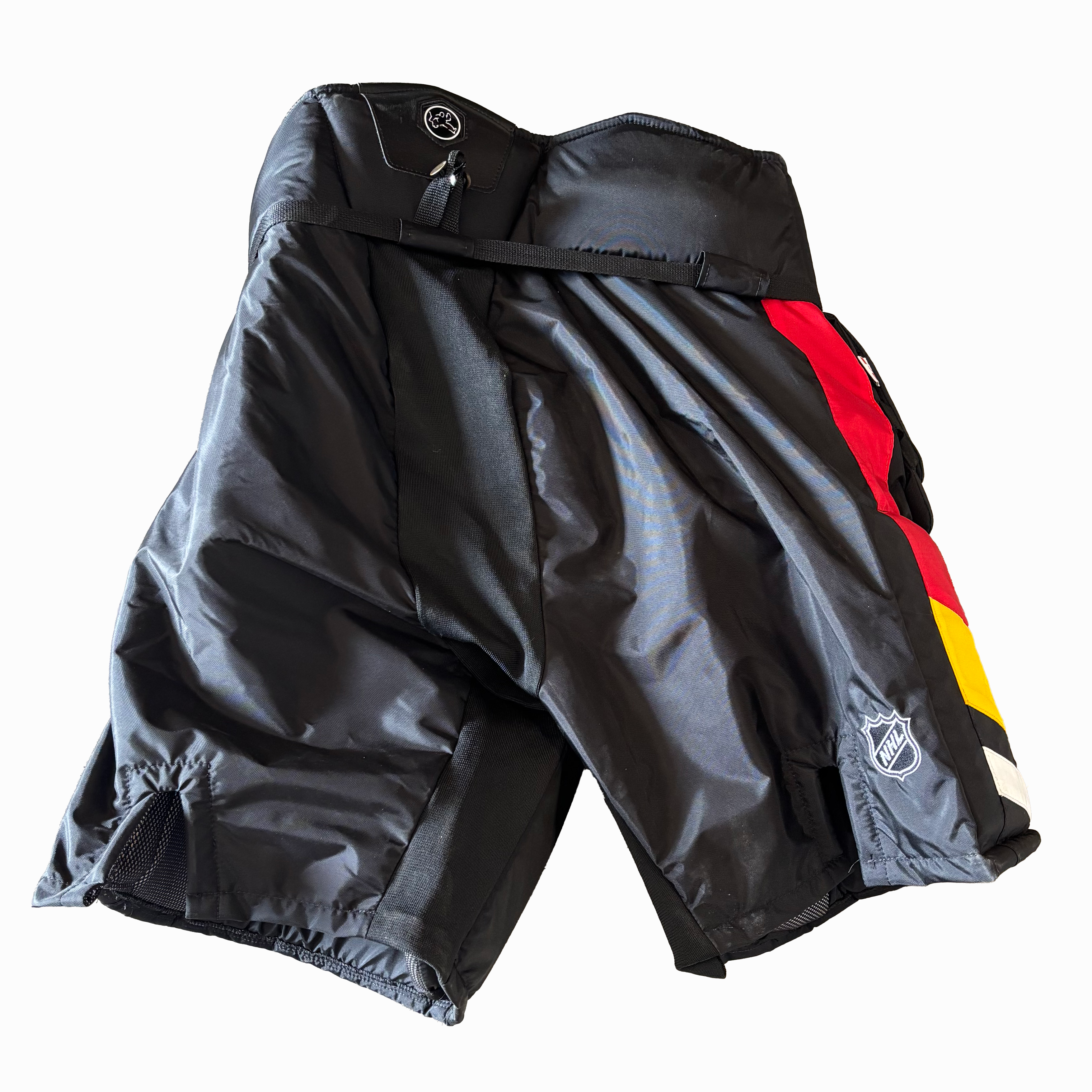 Vaughn Pro Custom - NHL Pro Stock Goalie Pants - Calgary Flames (Reverse Retro)