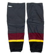 CCM - Used AHL Hockey Socks (Grey/Maroon/Black/Gold)