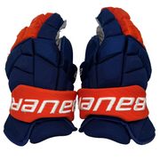 Bauer Supreme 2S - Used NHL Pro Stock Glove - Ryan Pulock (Blue/Orange)