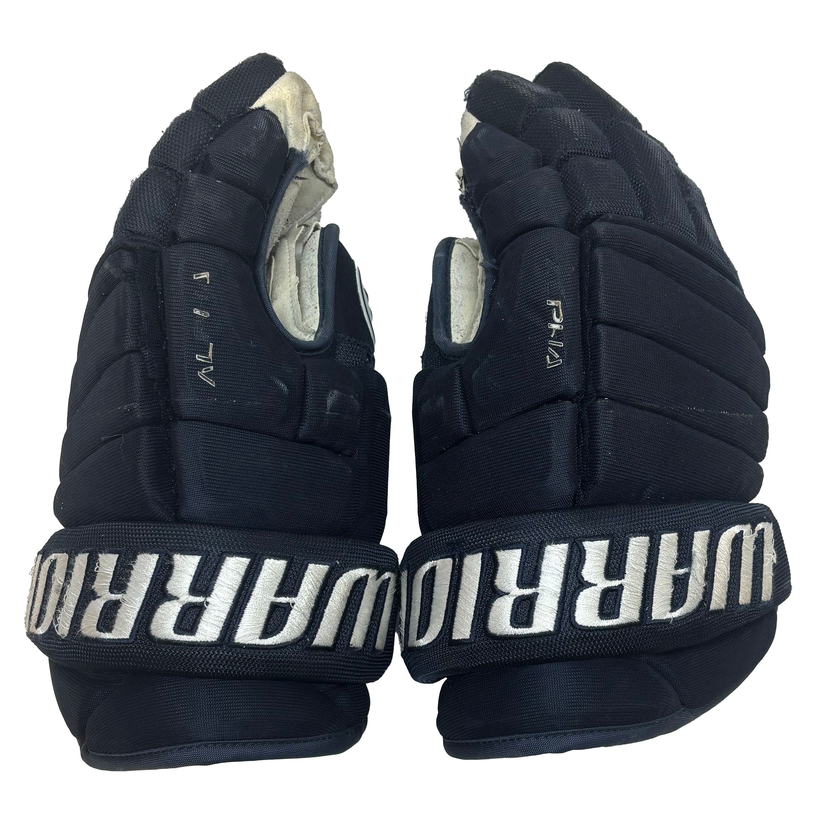 Warrior Alpha - Used Pro Stock Hockey Glove (Navy)