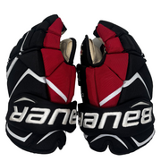 Bauer Vapor 1X Pro - Used Team Canada Pro Stock Hockey Gloves (Black/Red/White)