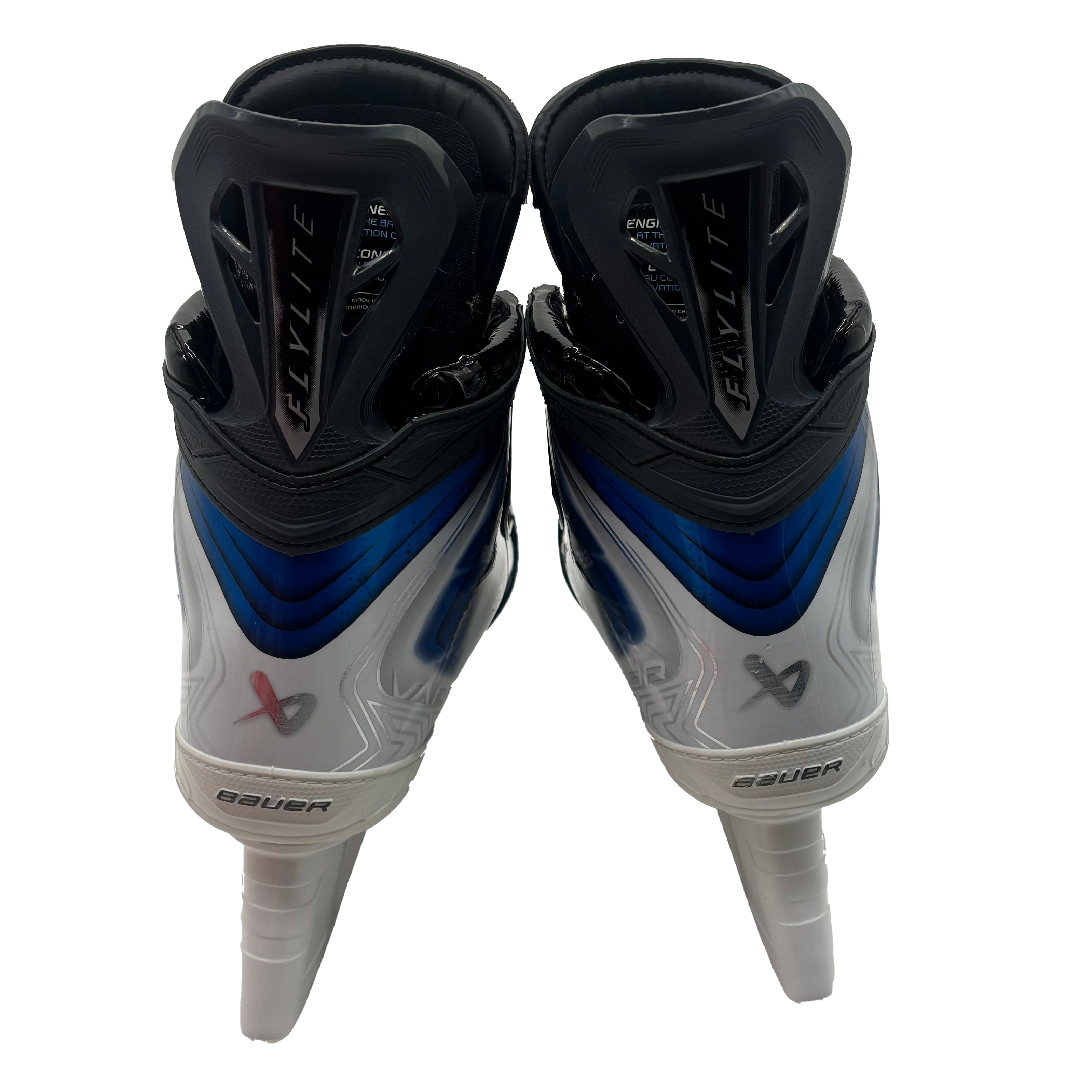 Bauer Vapor Flylite - Pro Stock Hockey Skates - Size 9.5 (Blue)