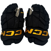 CCM HGTK - Used Pro Stock Gloves (Black/Yellow)