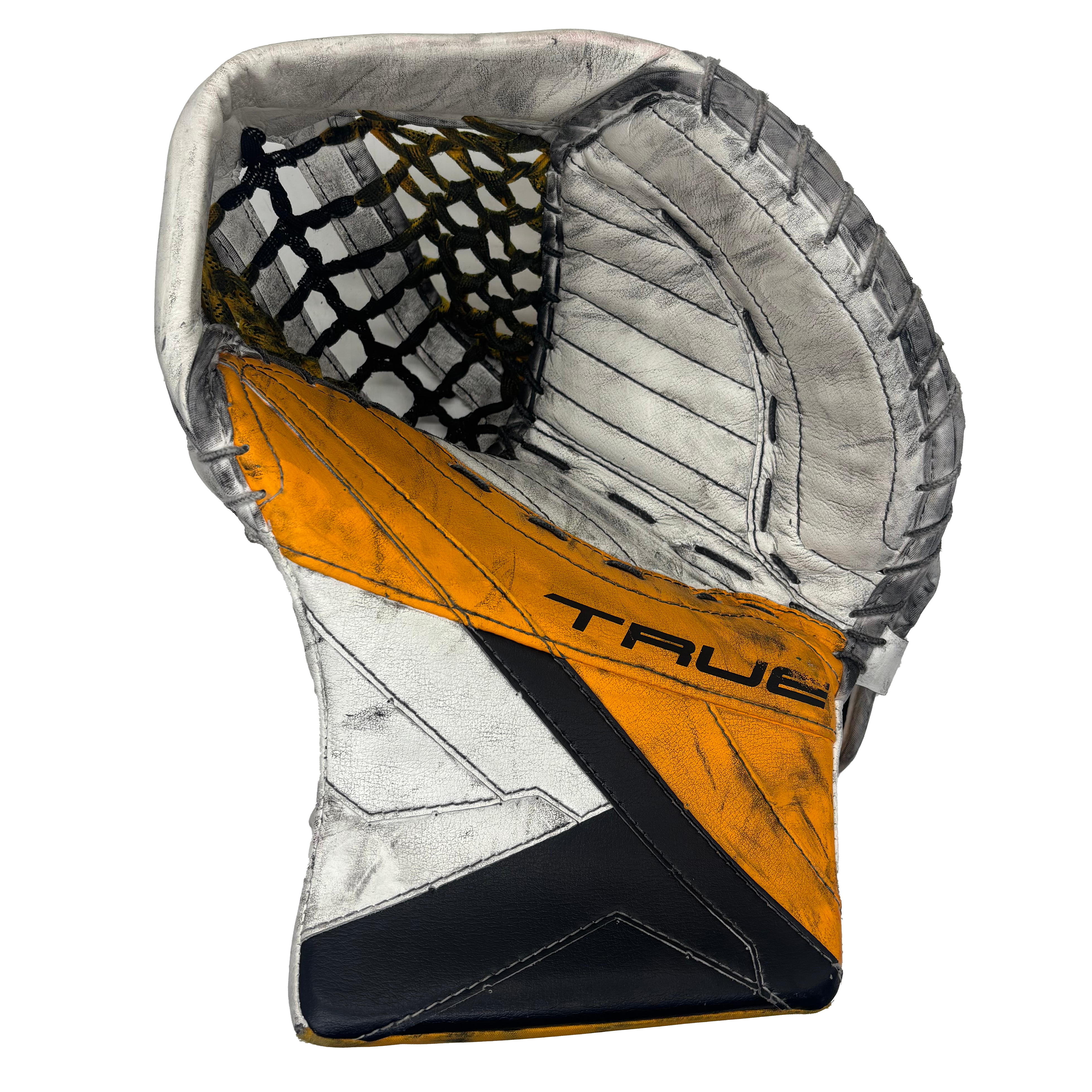 TRUE Catalyst Nitro Pro - Used Pro Stock Goalie Full Set (White/Yellow/Black)